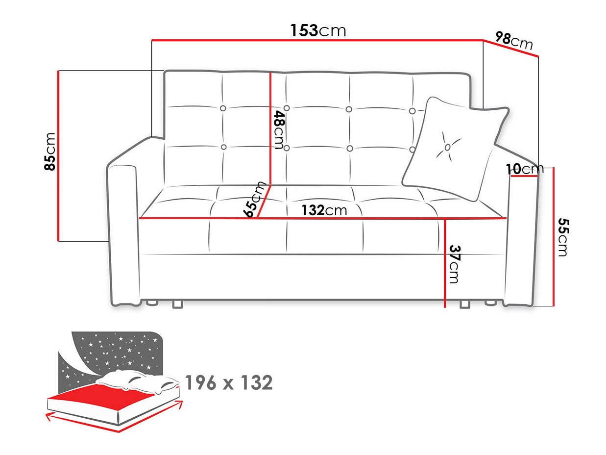 Sofa lova Seruna III (Nazar 225.01)