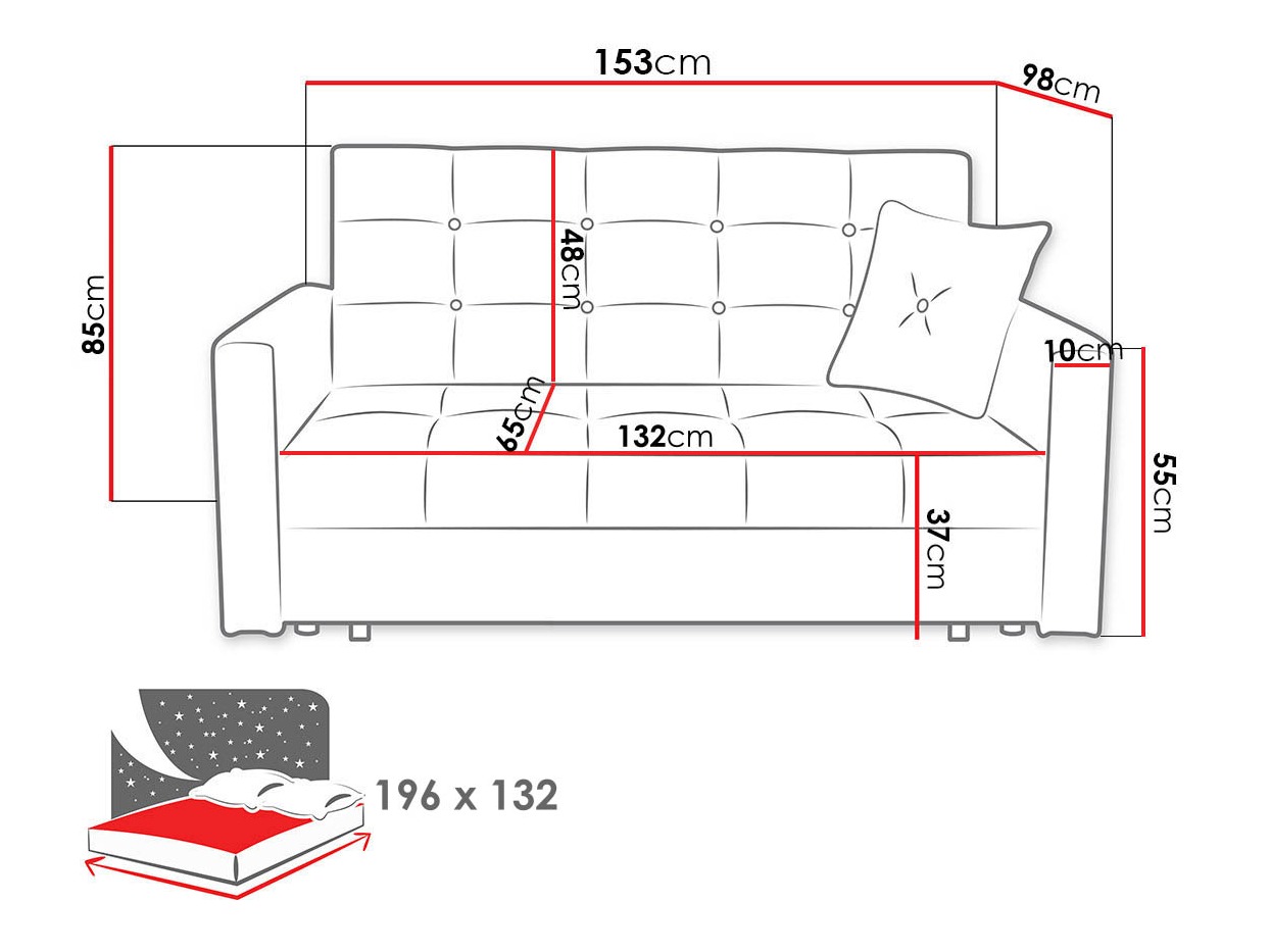 Sofa lova Seruna III (Nazar 225.03)