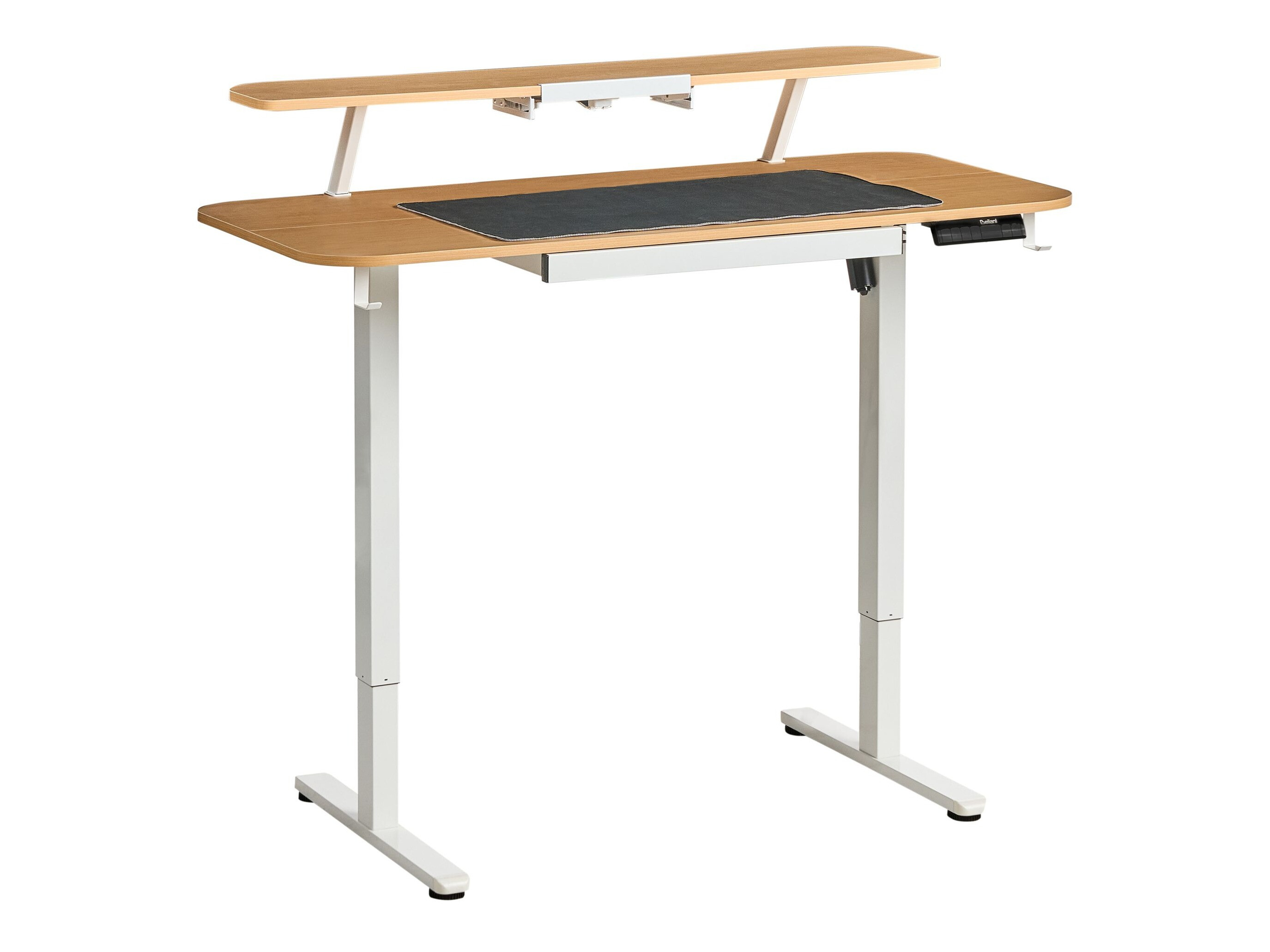 Reguliuojamo aukščio darbo stalas Berwyn 3128 (Balta + Šviesus medis)