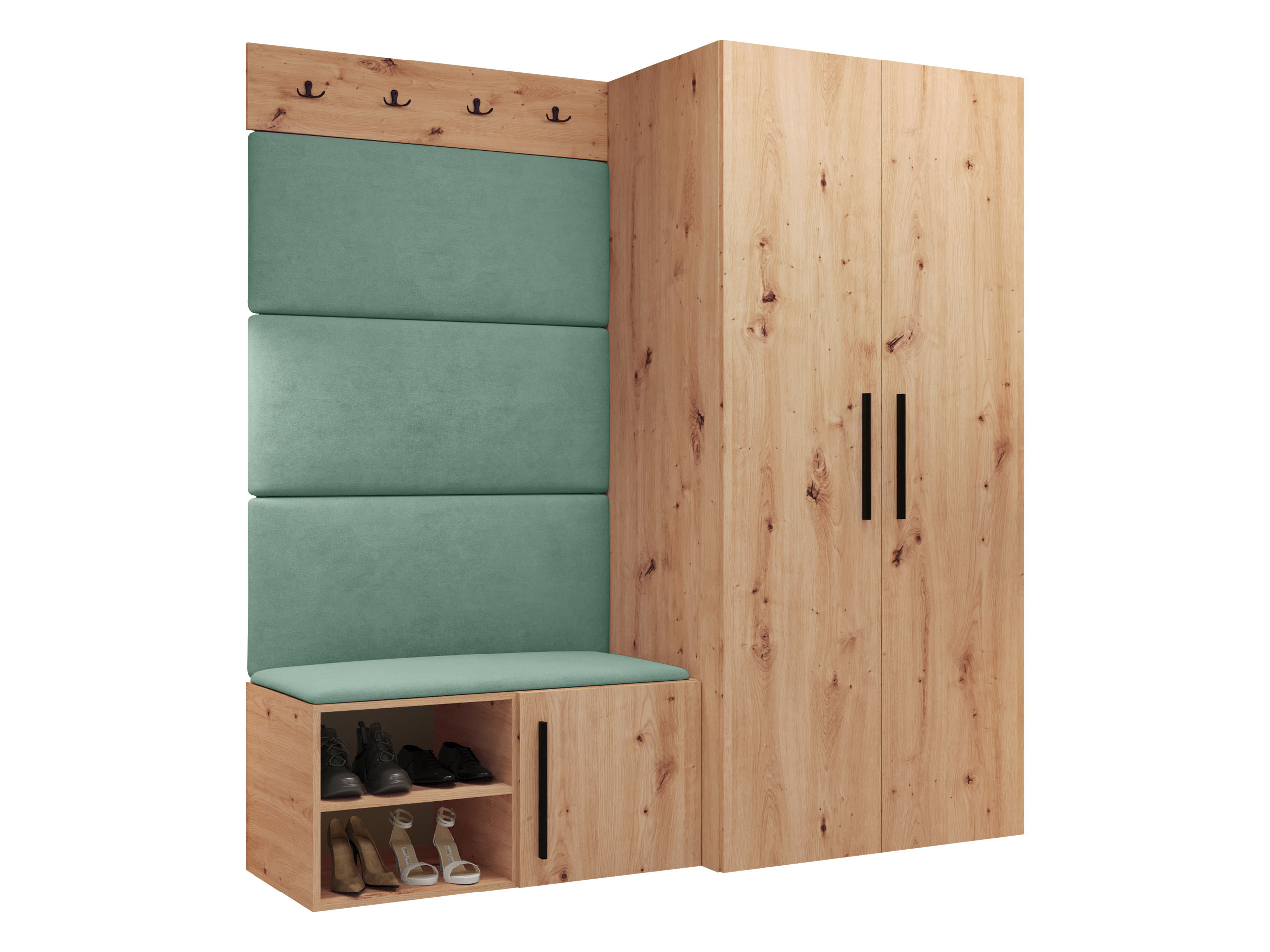 Prieškambario komplektas Nitos I (Artisan ąžuolas)