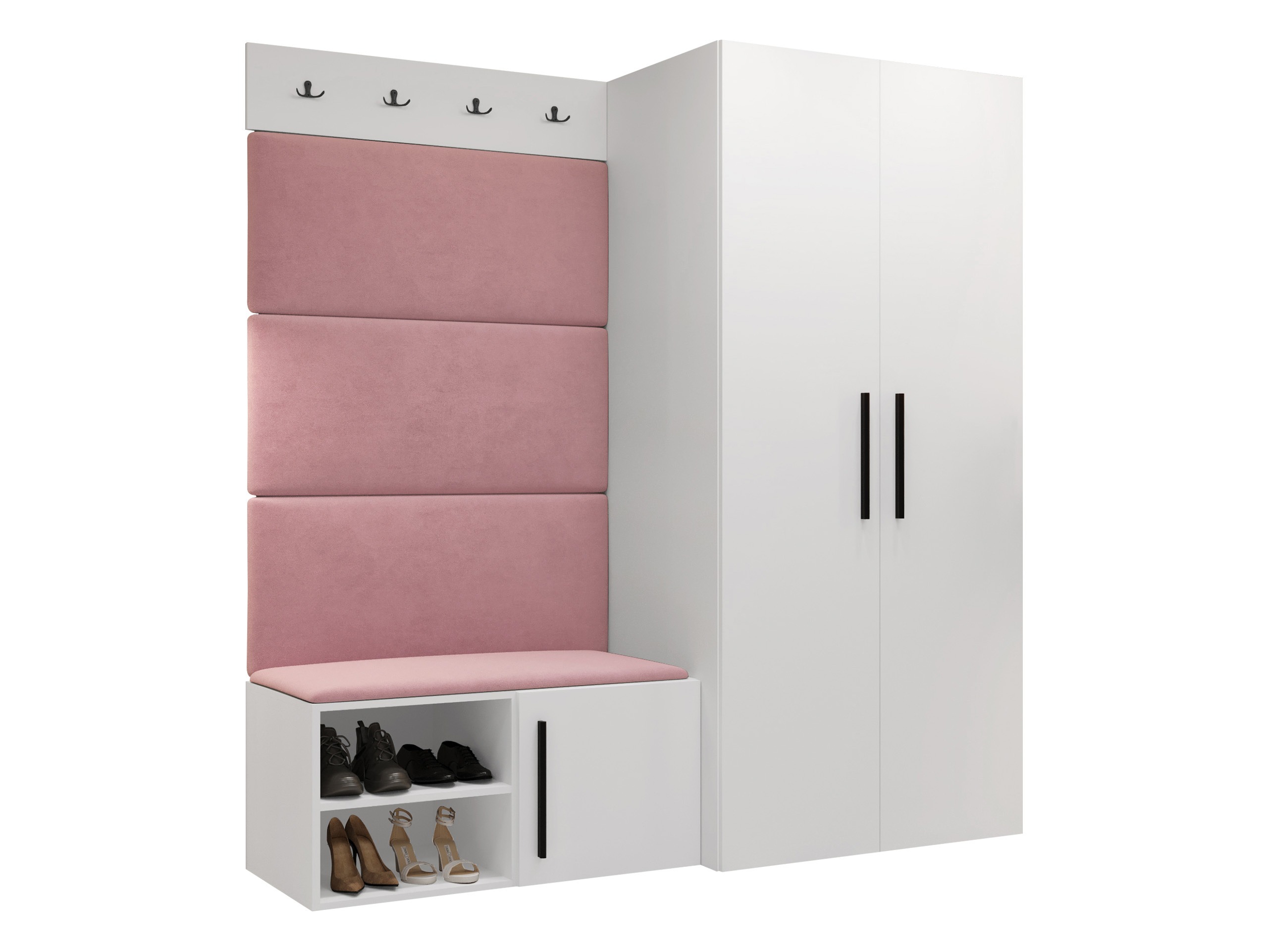 Prieškambario komplektas Nitos I (Balta)