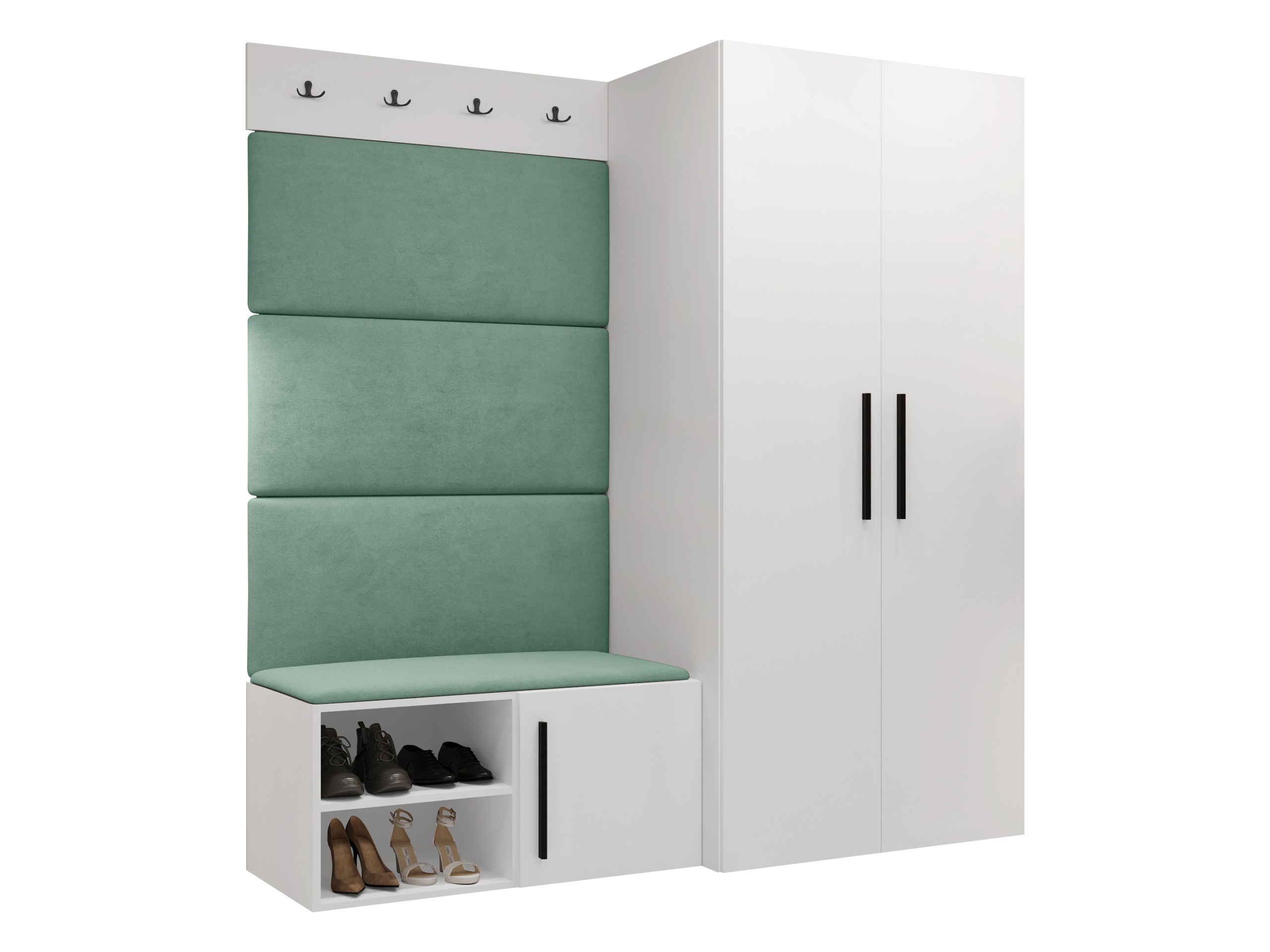 Prieškambario komplektas Nitos I (Balta)