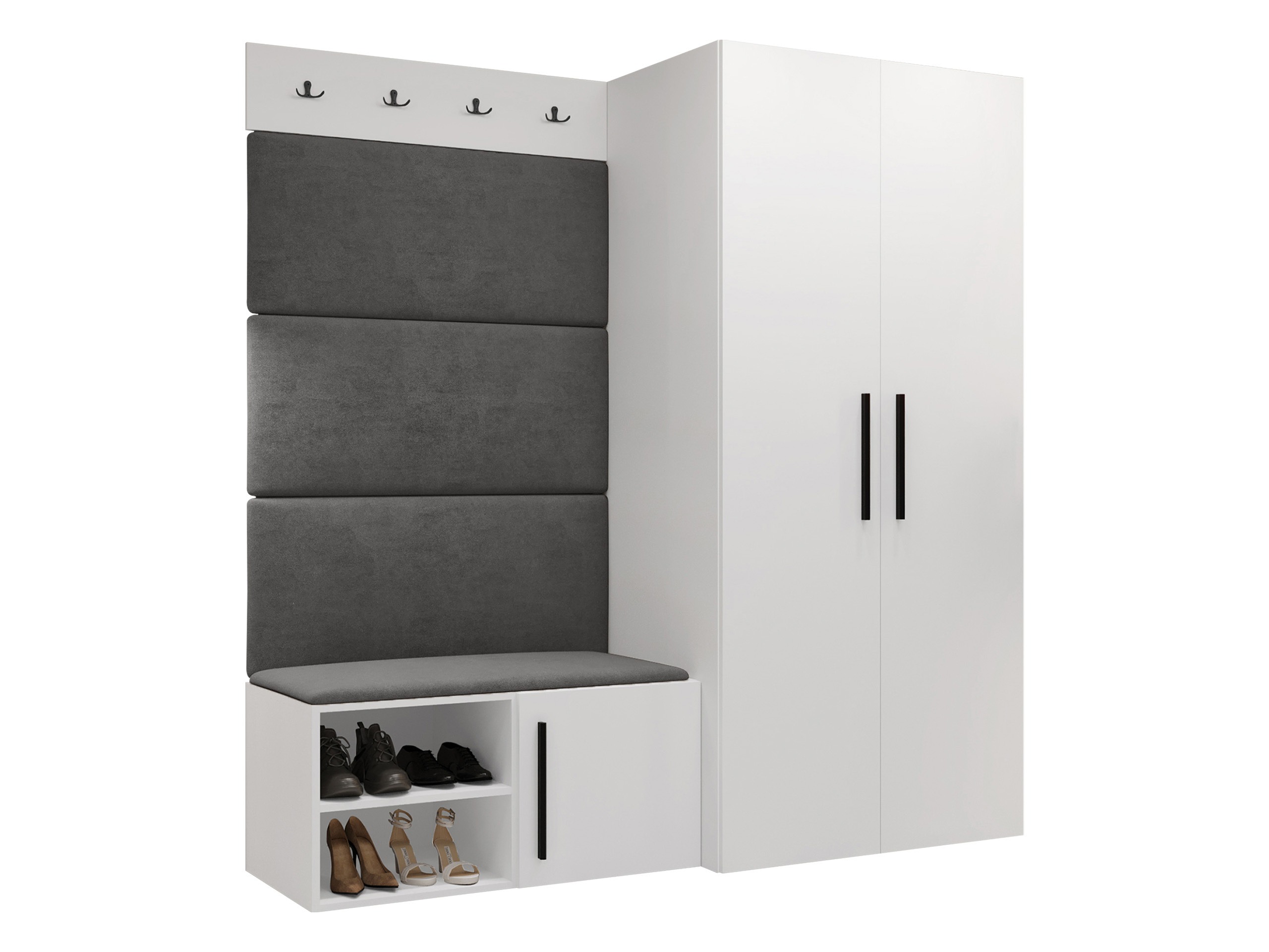 Prieškambario komplektas Nitos I (Balta)