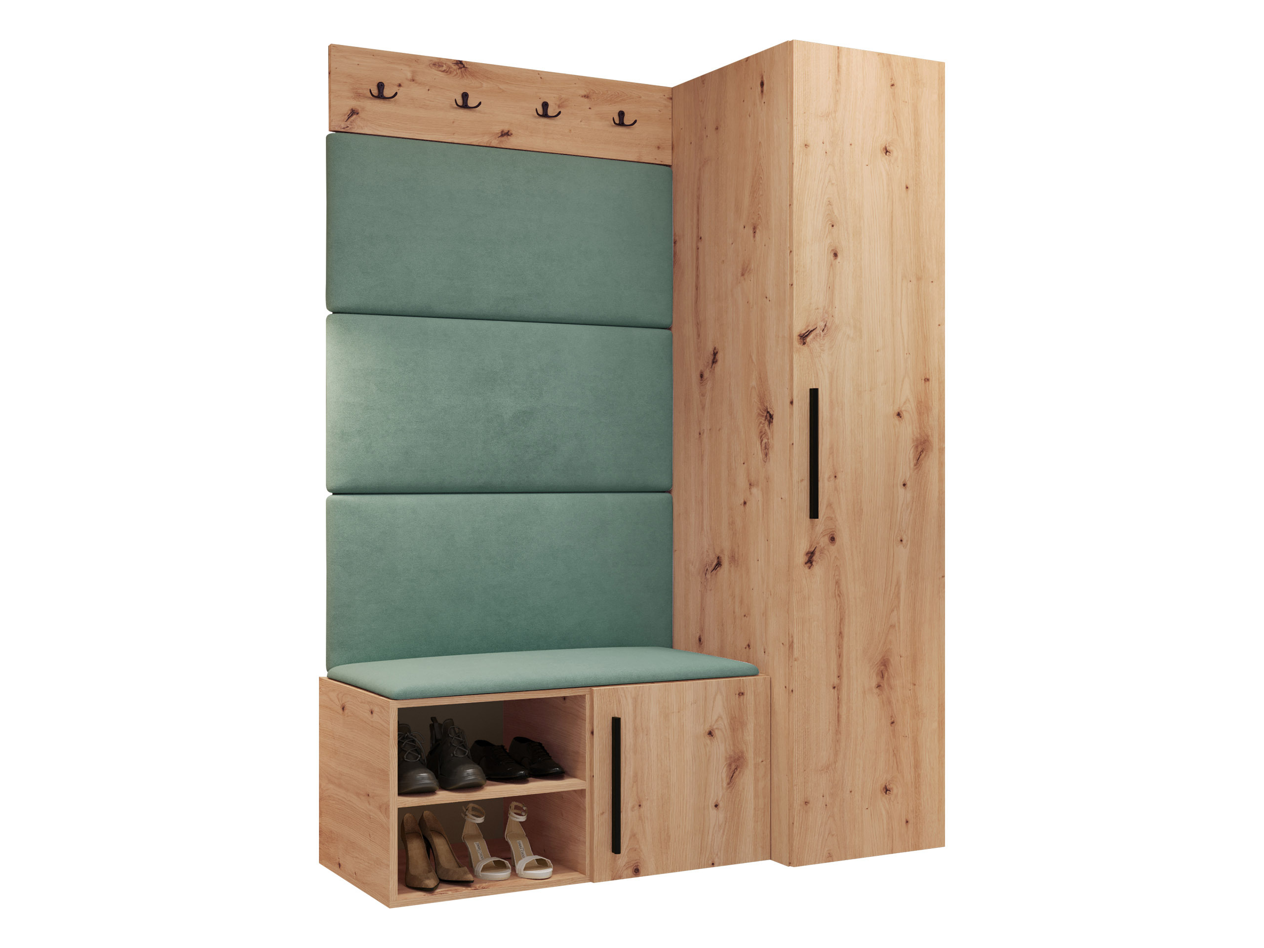 Prieškambario komplektas Nitos II (Artisan ąžuolas)