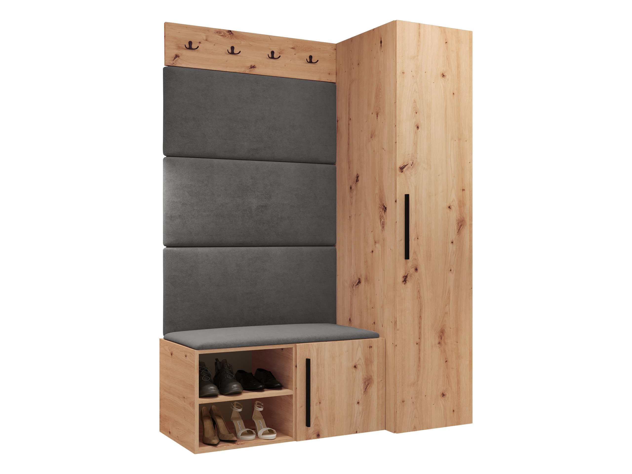 Prieškambario komplektas Nitos II (Artisan ąžuolas)