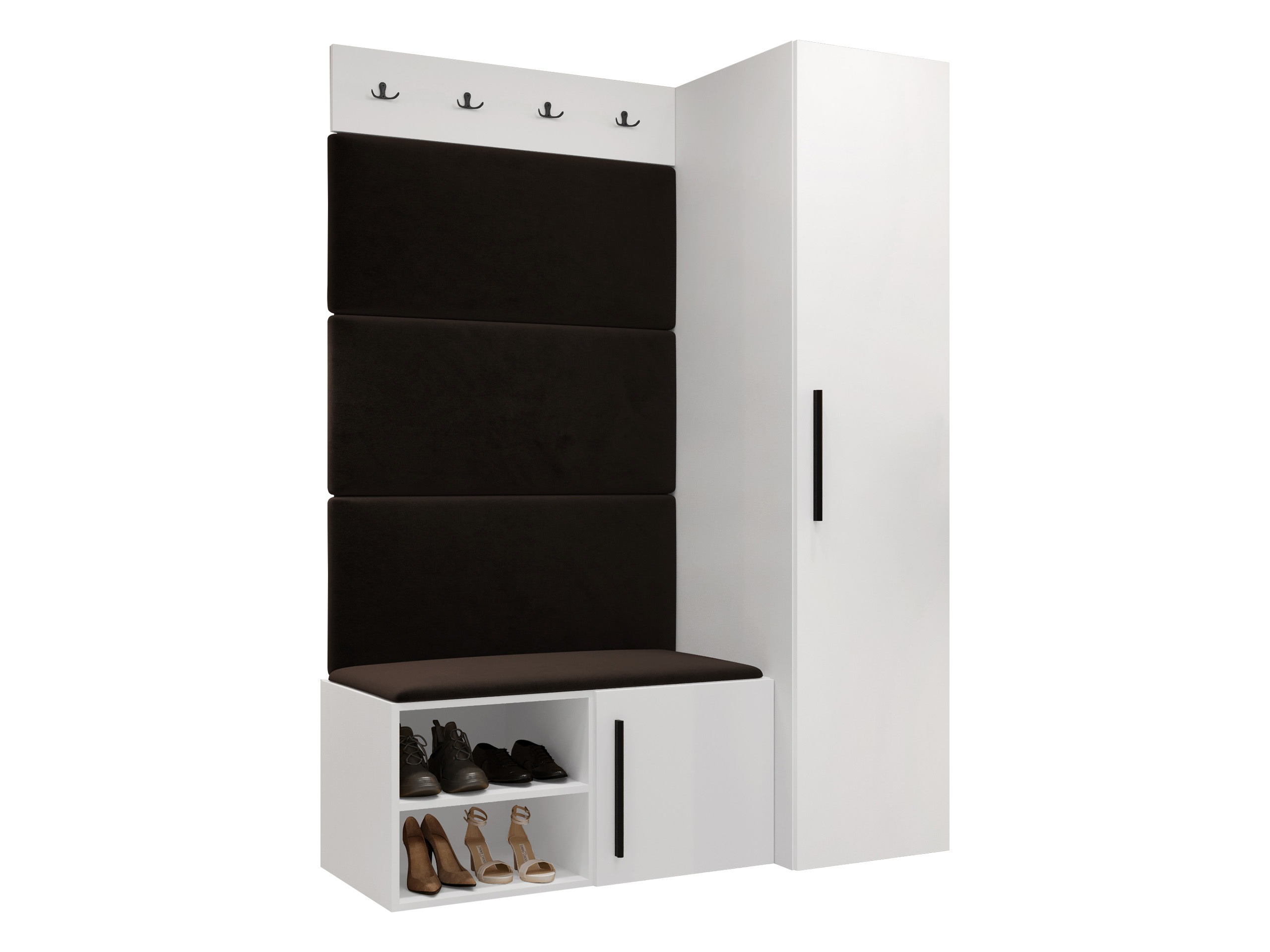 Prieškambario komplektas Nitos II (Balta)