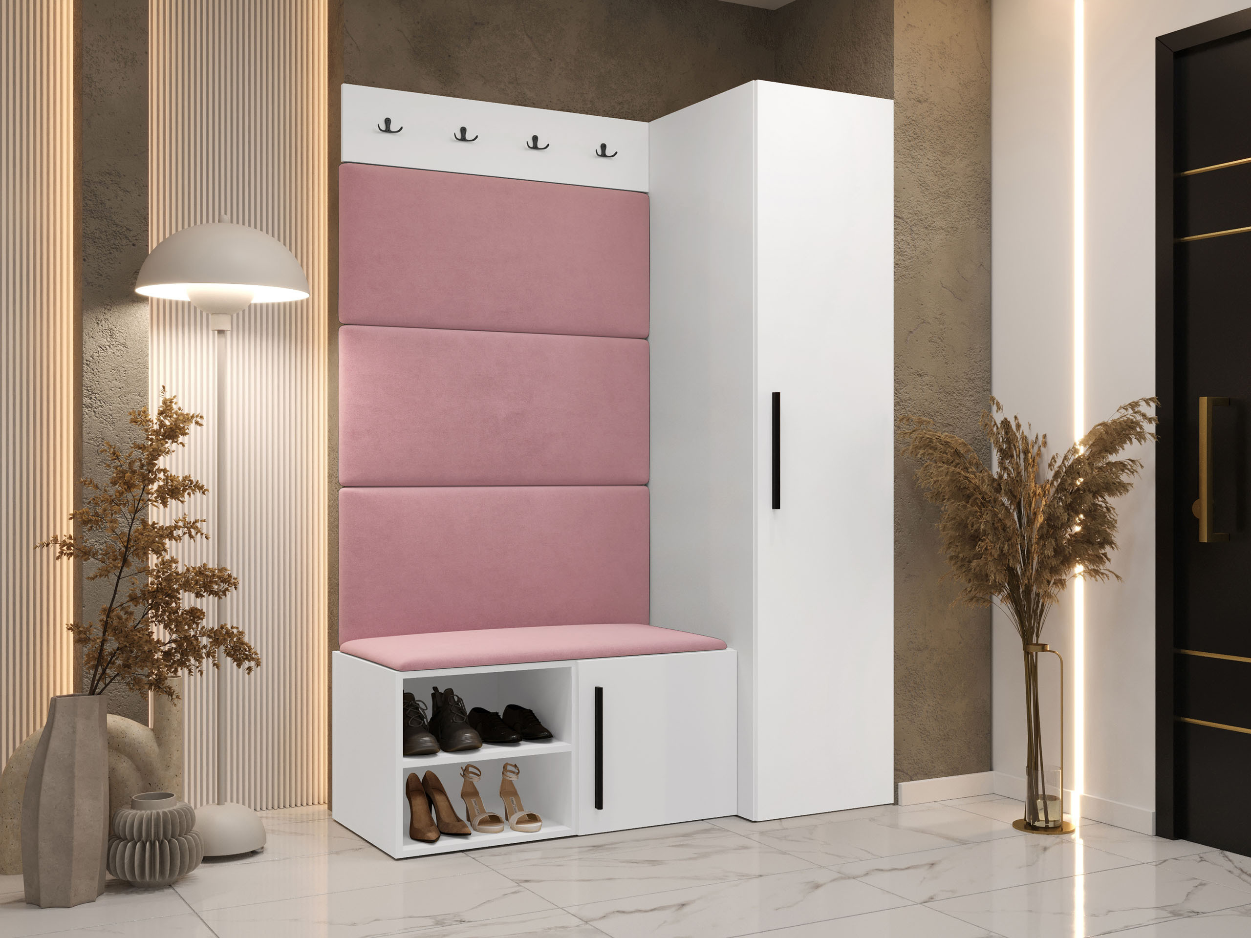 Prieškambario komplektas Nitos II (Balta)