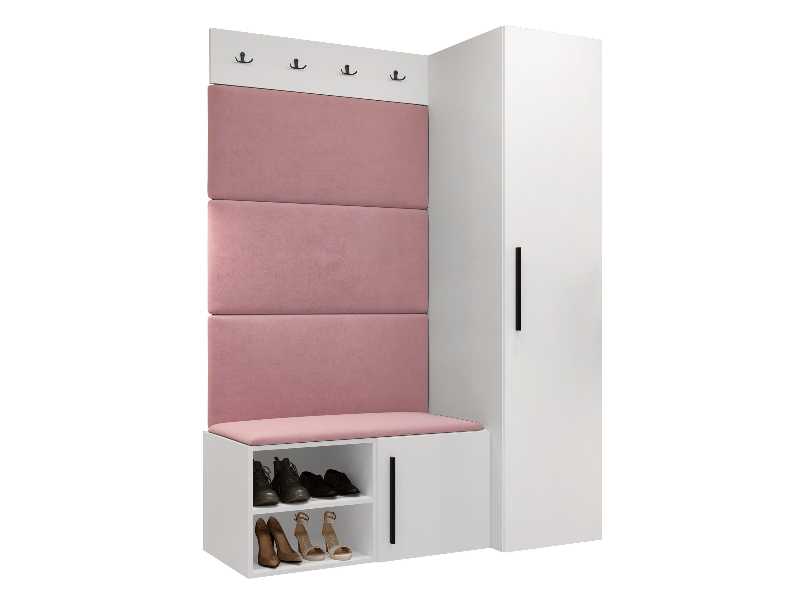 Prieškambario komplektas Nitos II (Balta)