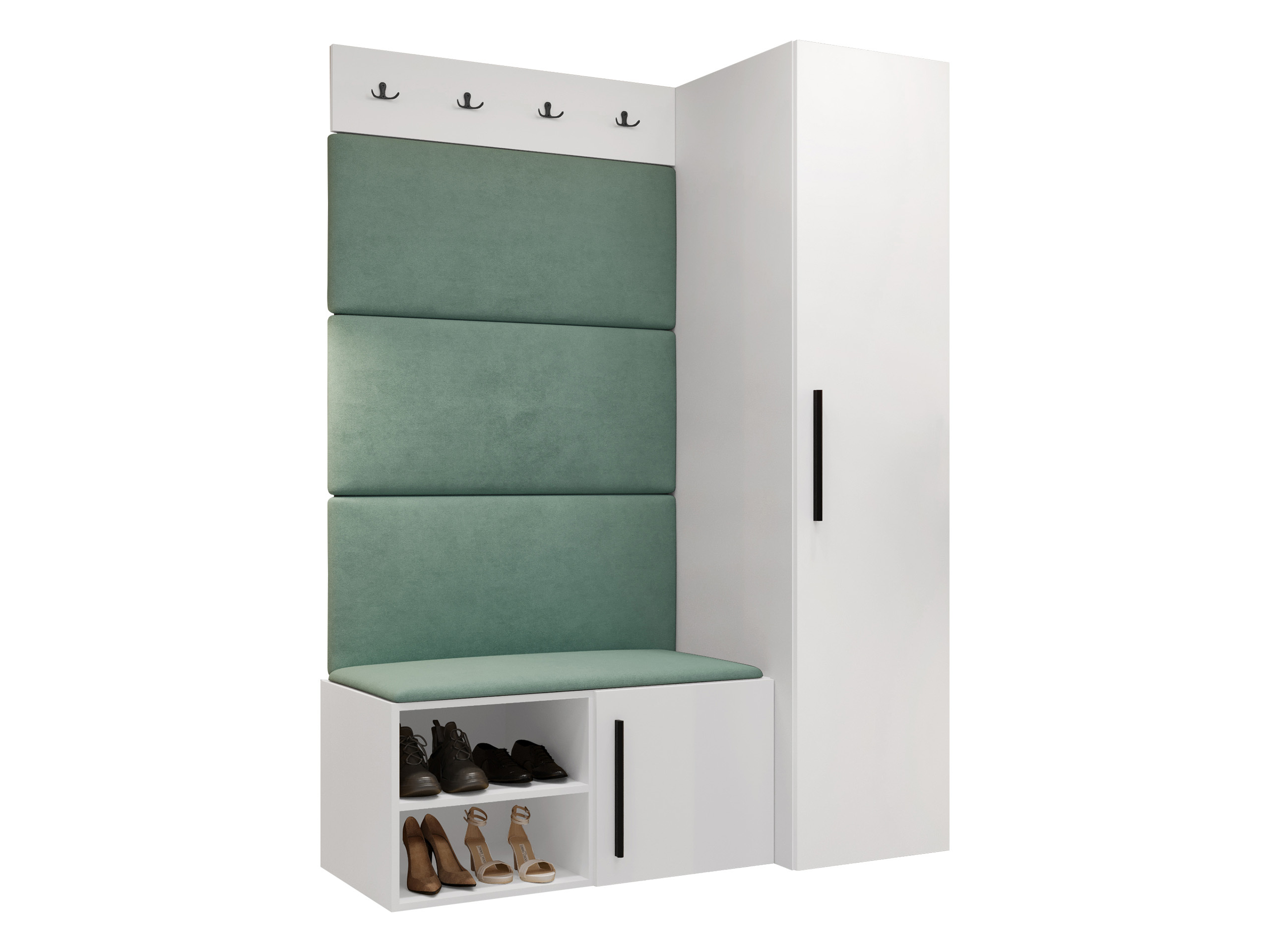 Prieškambario komplektas Nitos II (Balta)