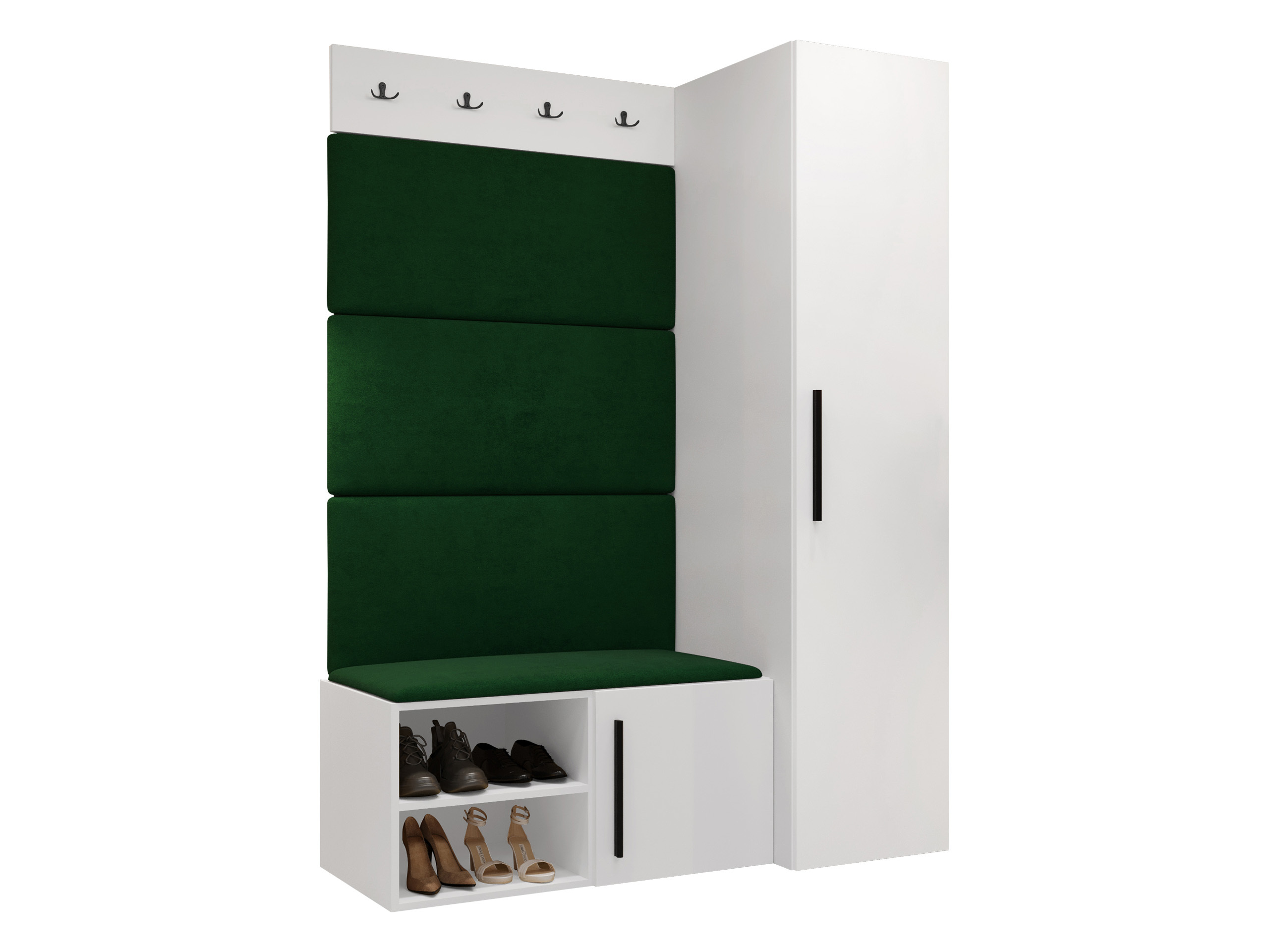 Prieškambario komplektas Nitos II (Balta)