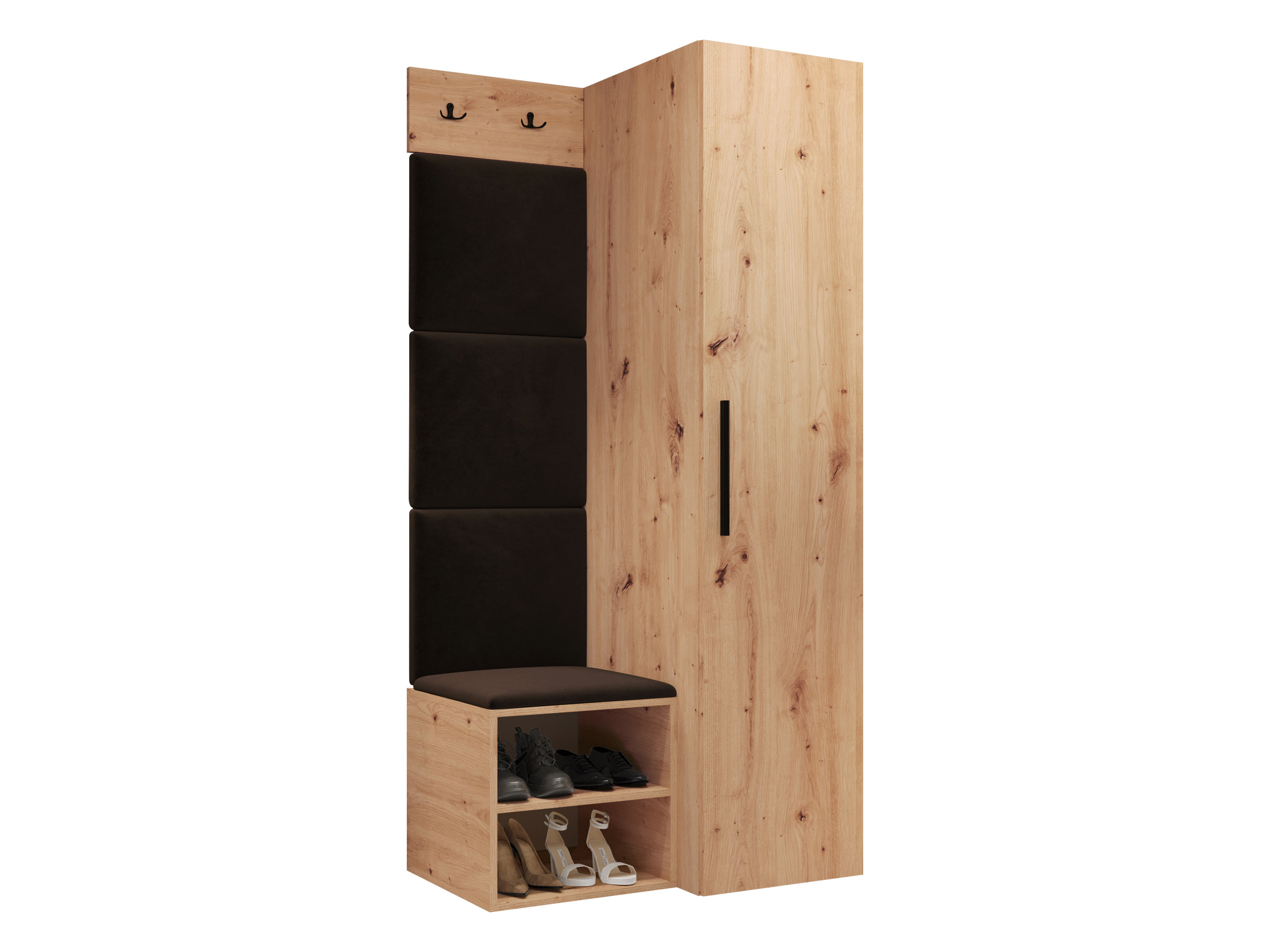 Prieškambario komplektas Nitos III (Artisan ąžuolas)