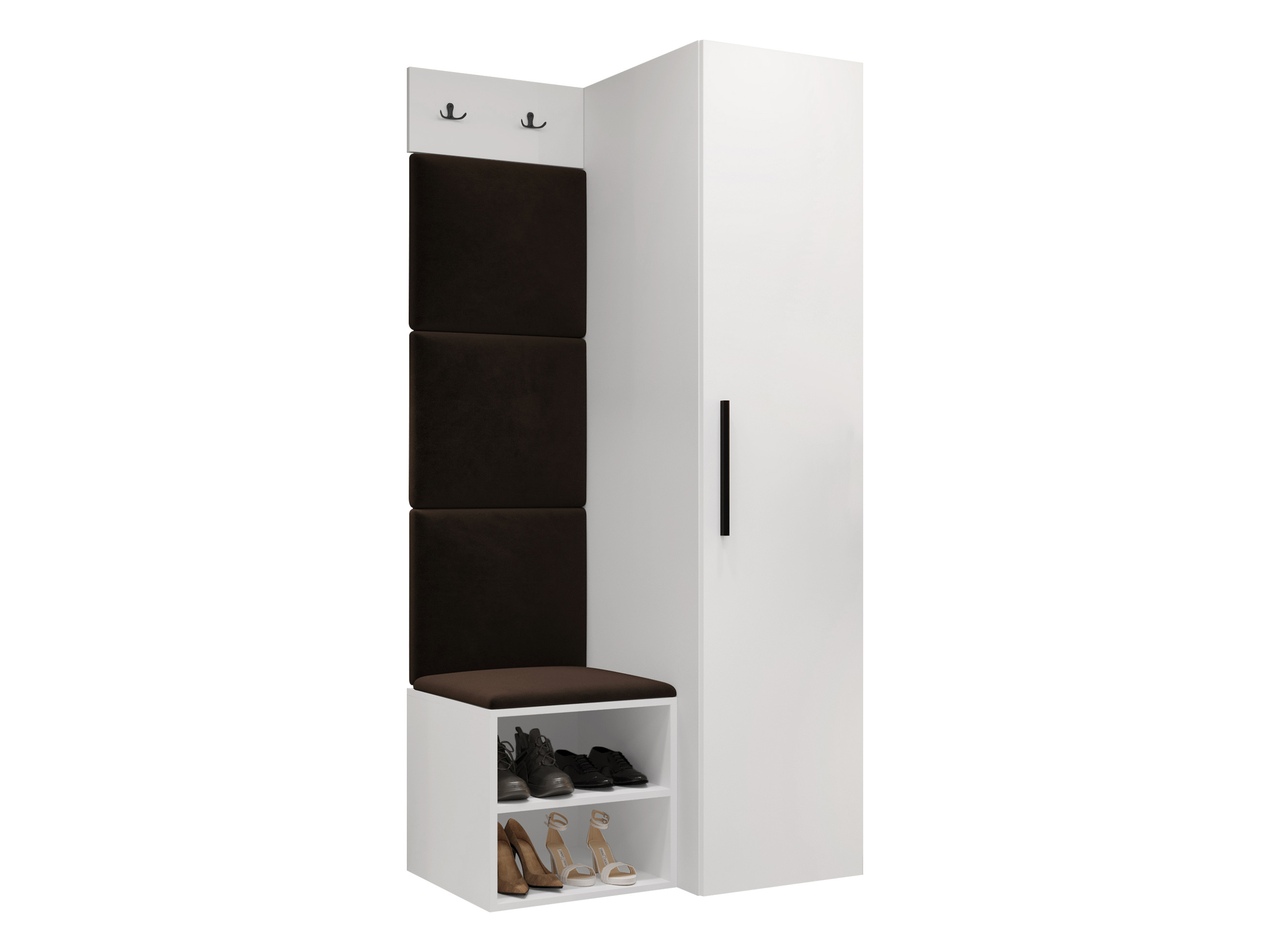 Prieškambario komplektas Nitos III (Balta)