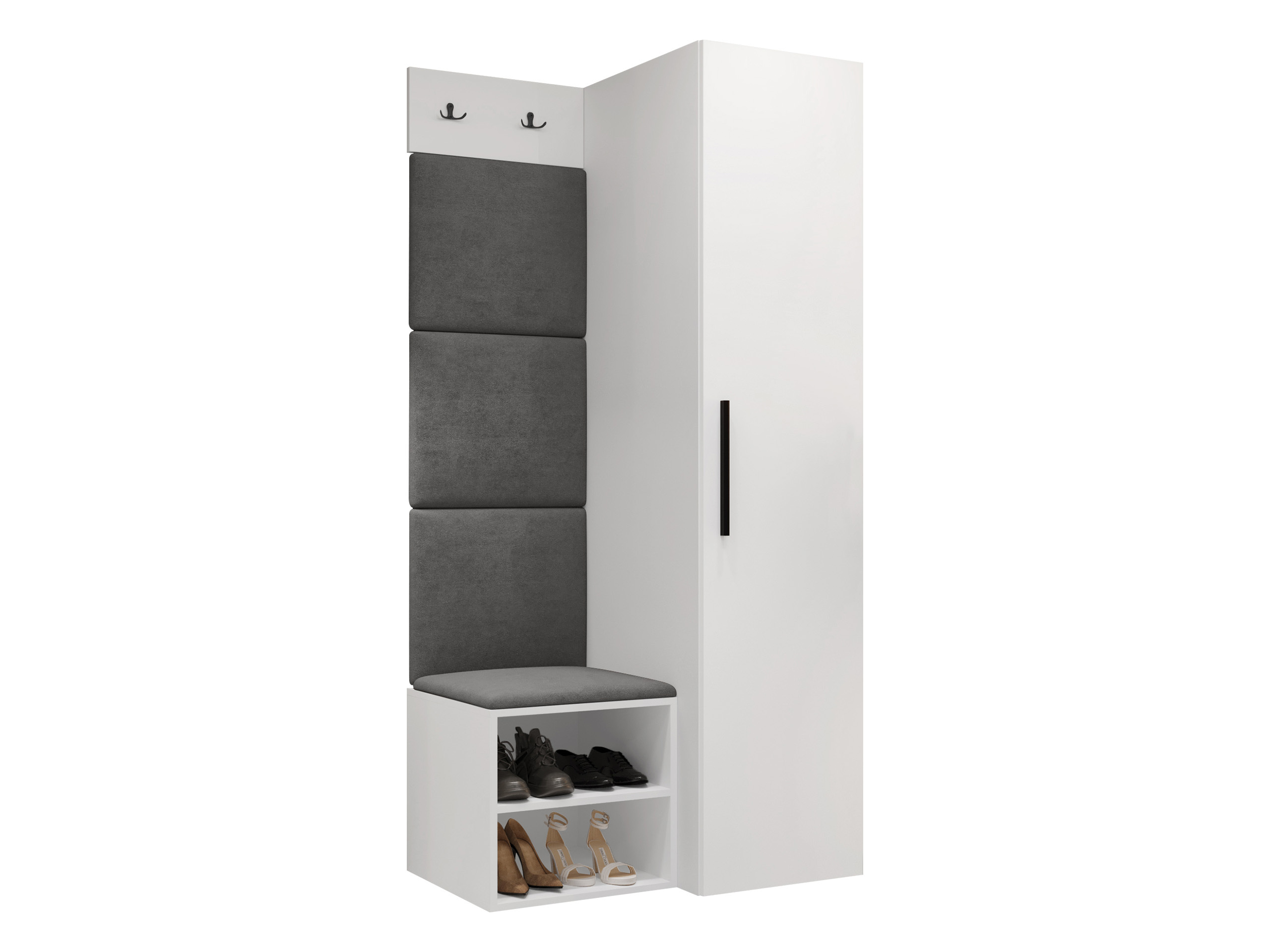 Prieškambario komplektas Nitos III (Balta)