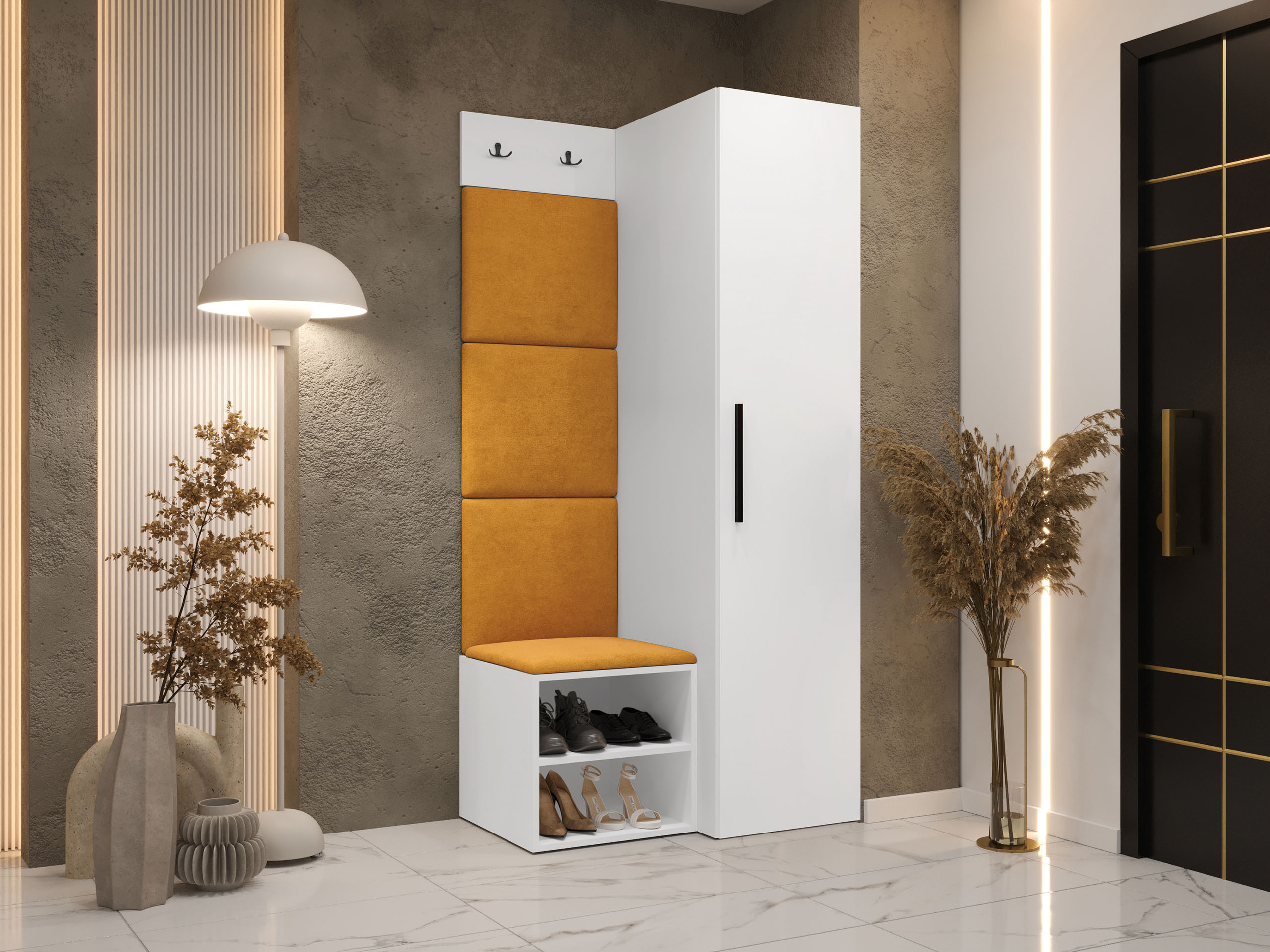 Prieškambario komplektas Nitos III (Balta)