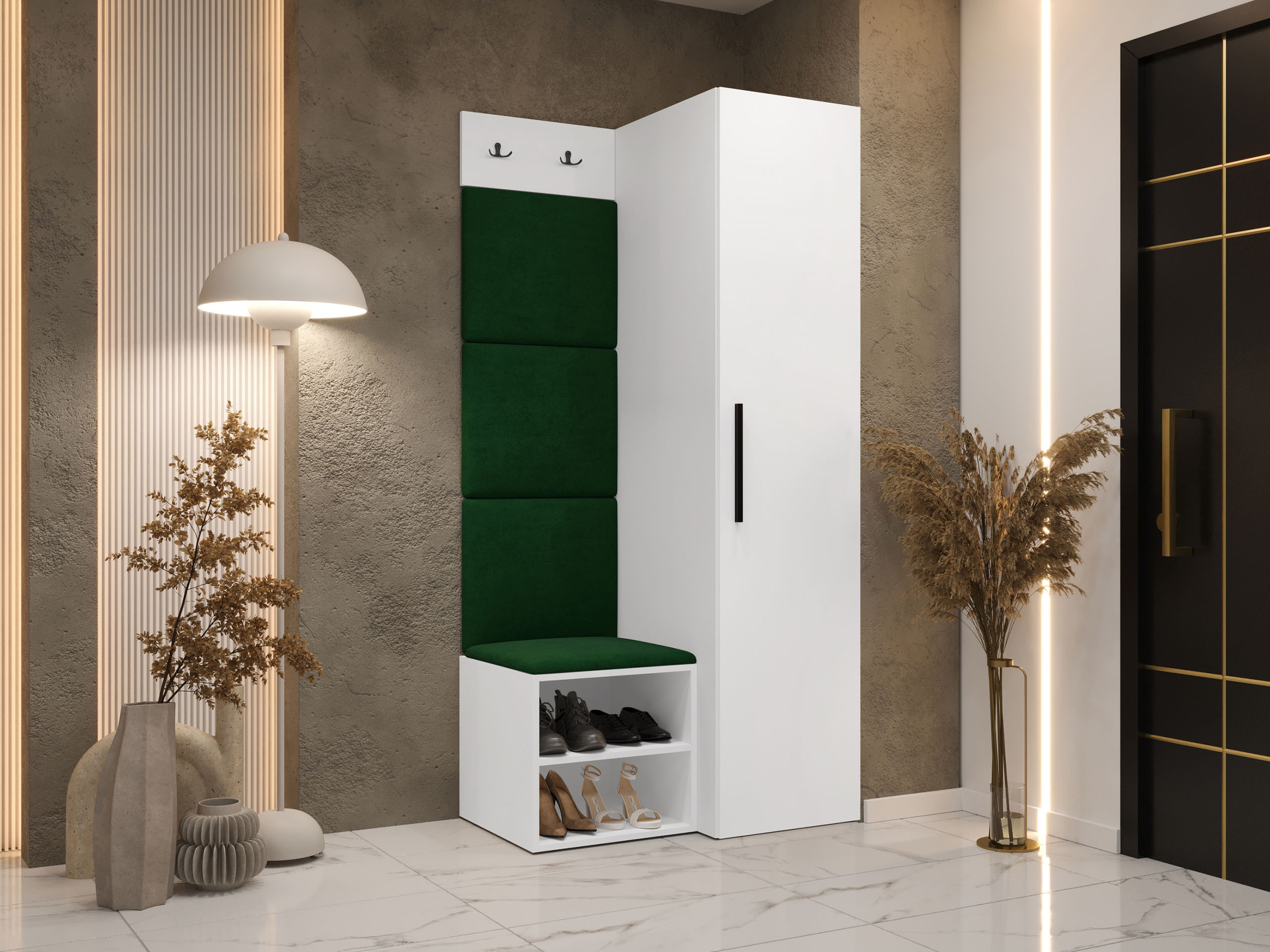 Prieškambario komplektas Nitos III (Balta)