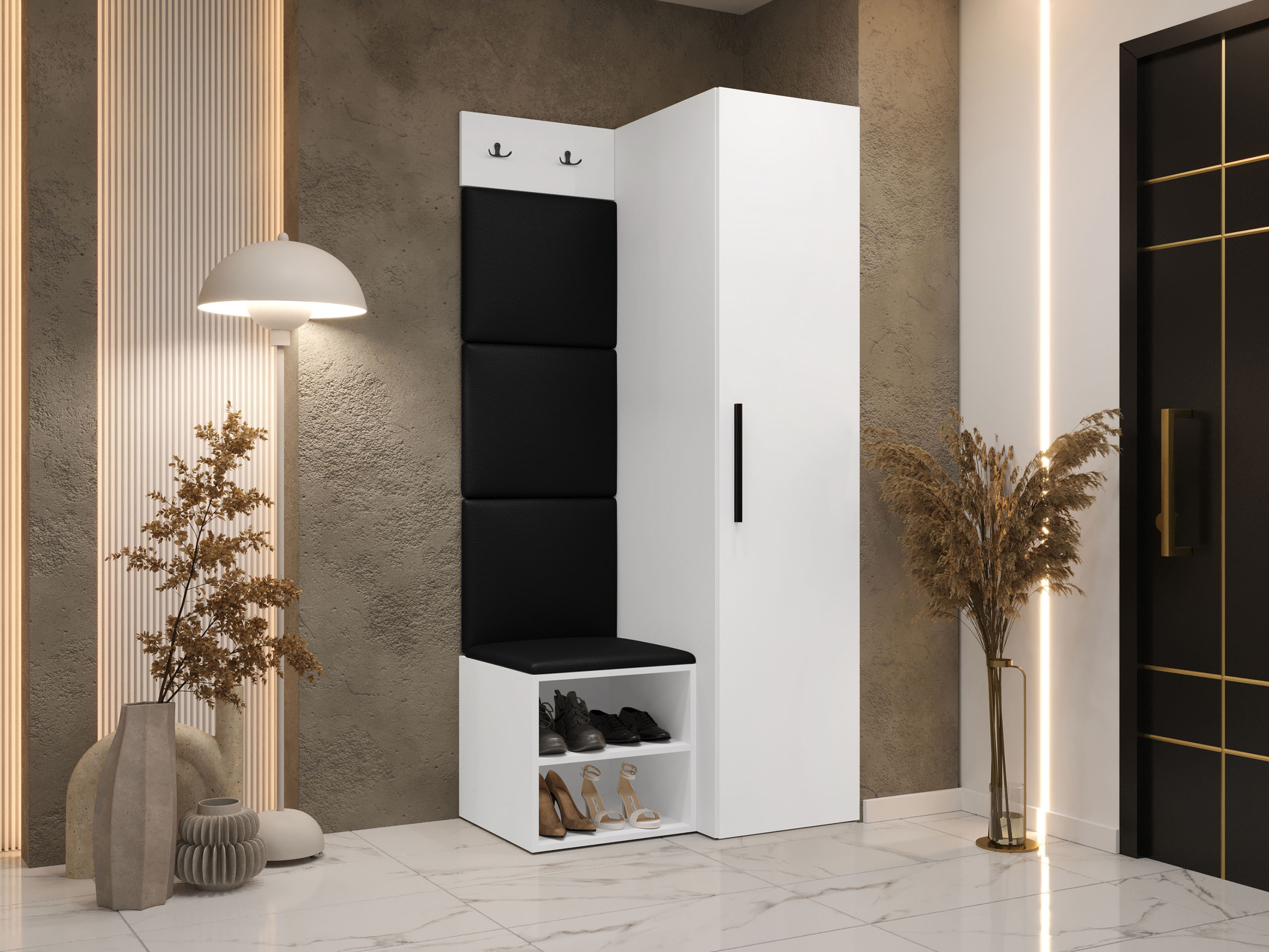 Prieškambario komplektas Nitos III (Balta)