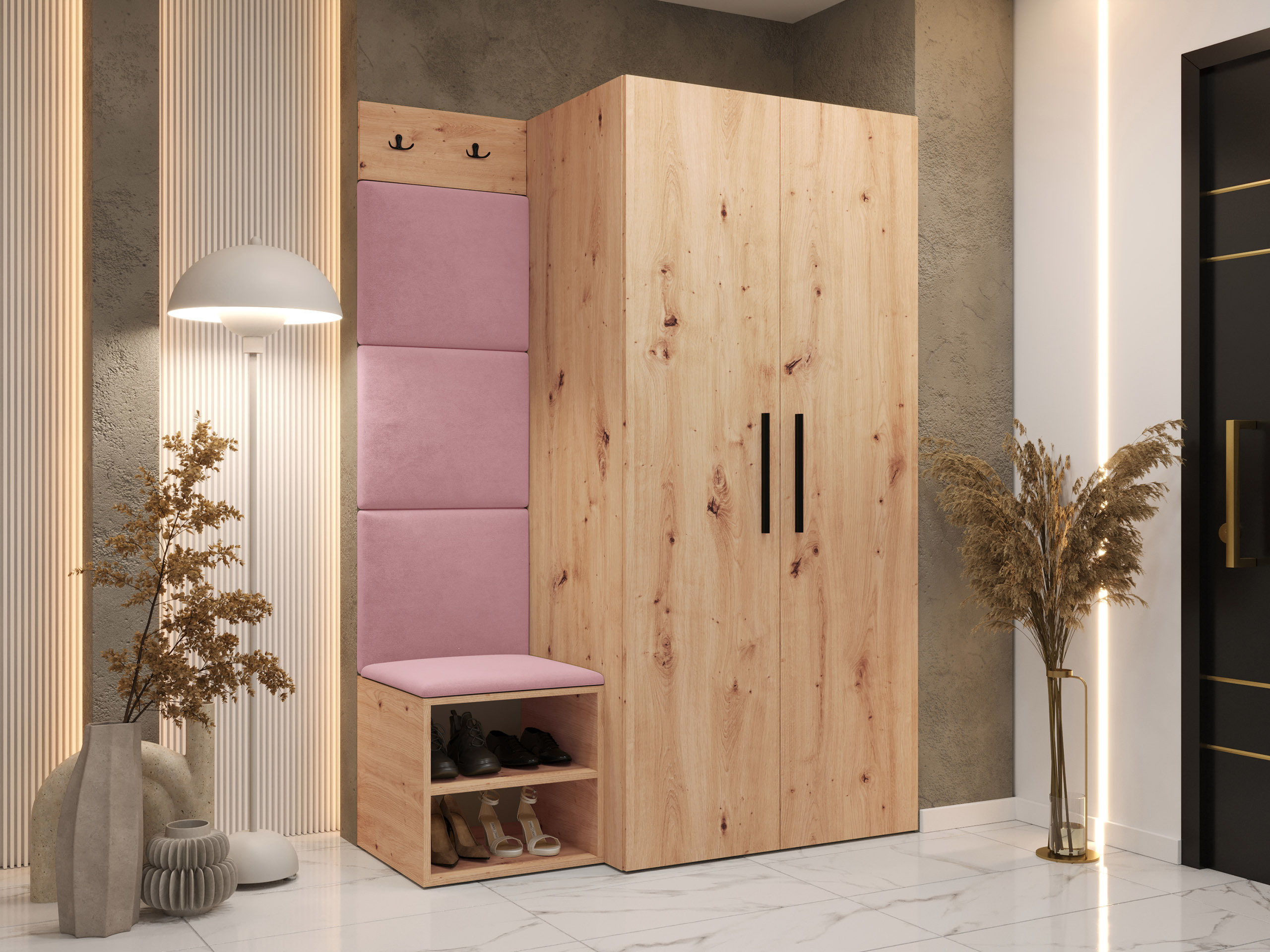 Prieškambario komplektas Nitos IV (Artisan ąžuolas)