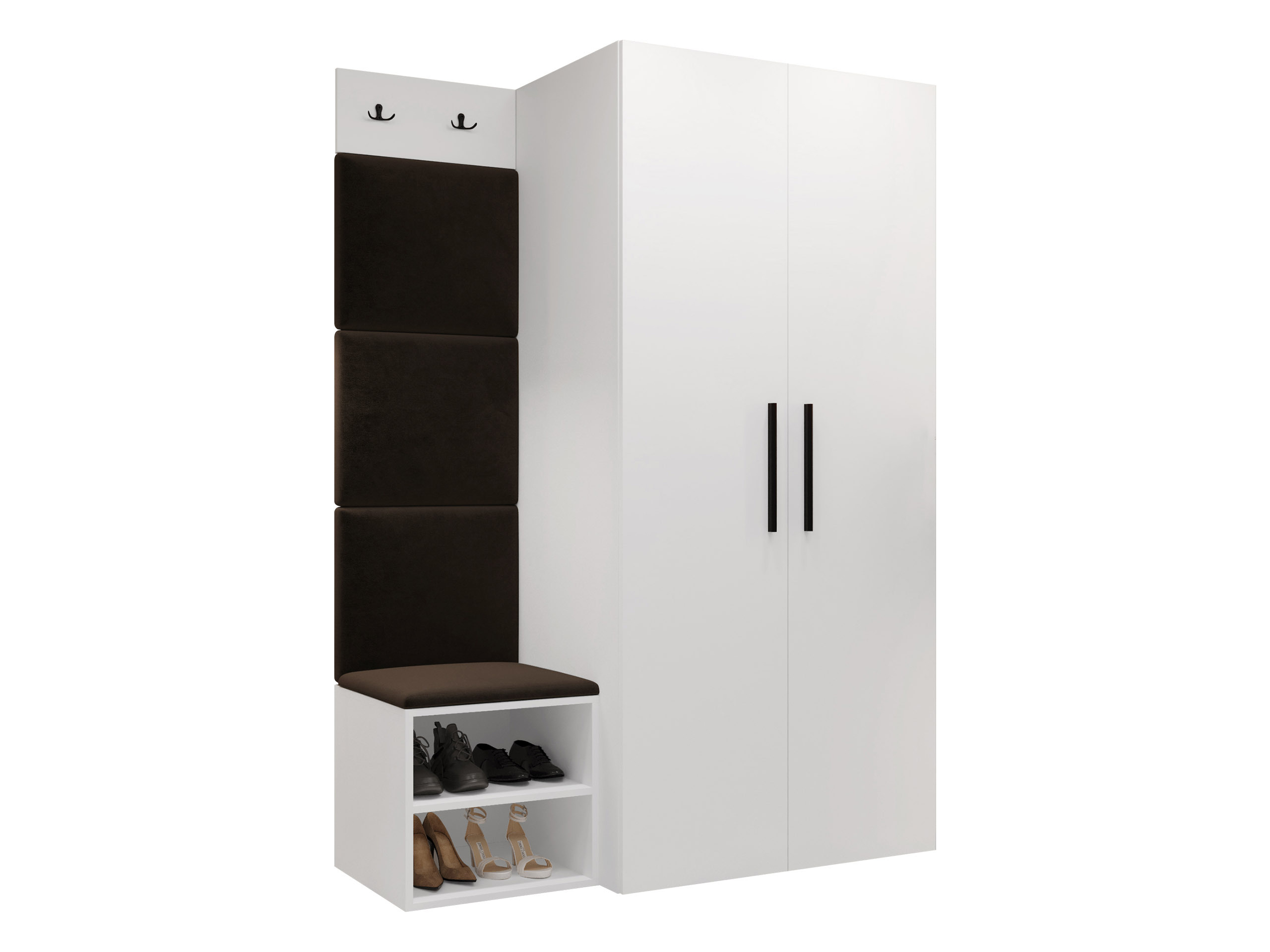 Prieškambario komplektas Nitos IV (Balta)