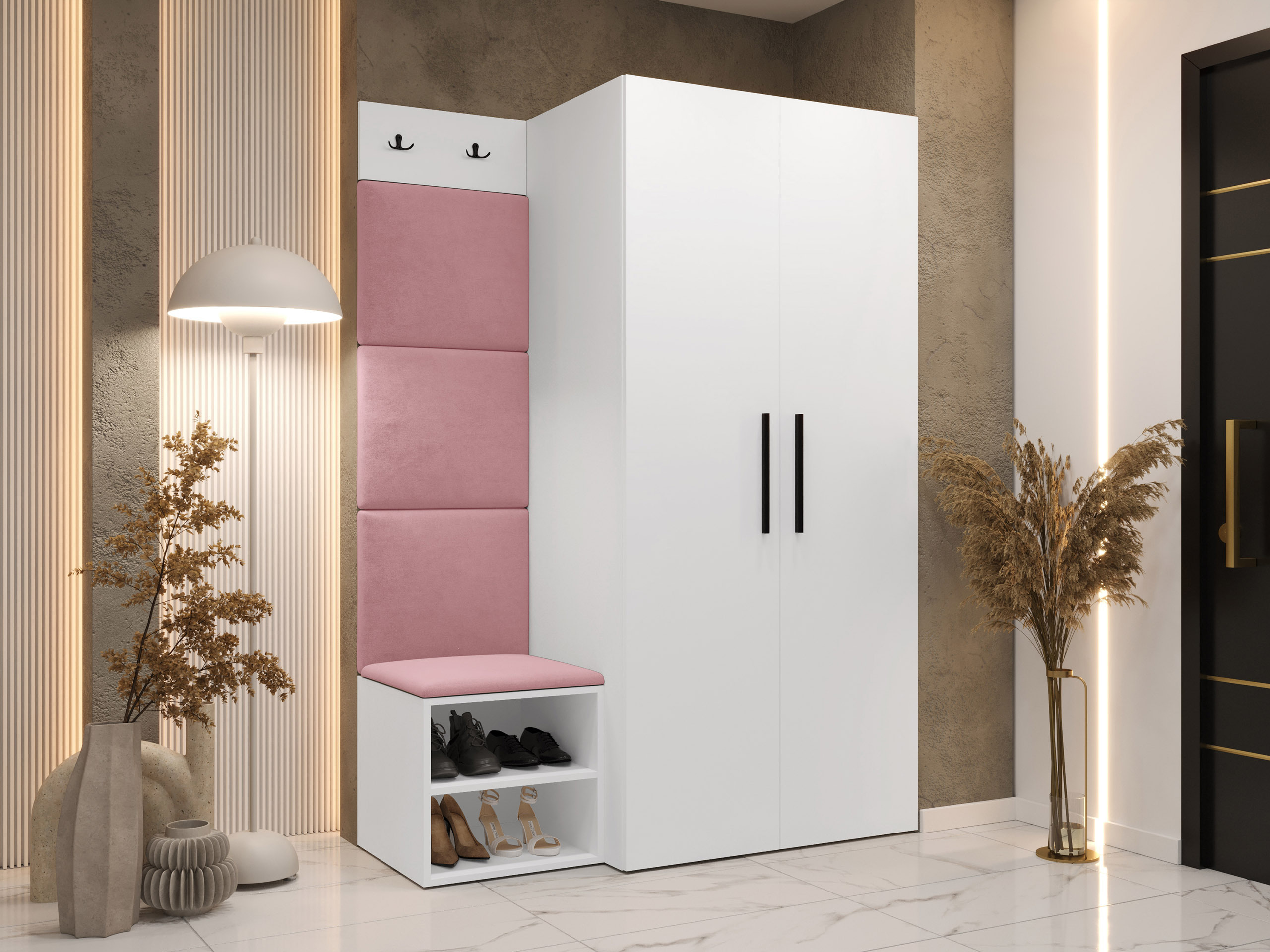 Prieškambario komplektas Nitos IV (Balta)