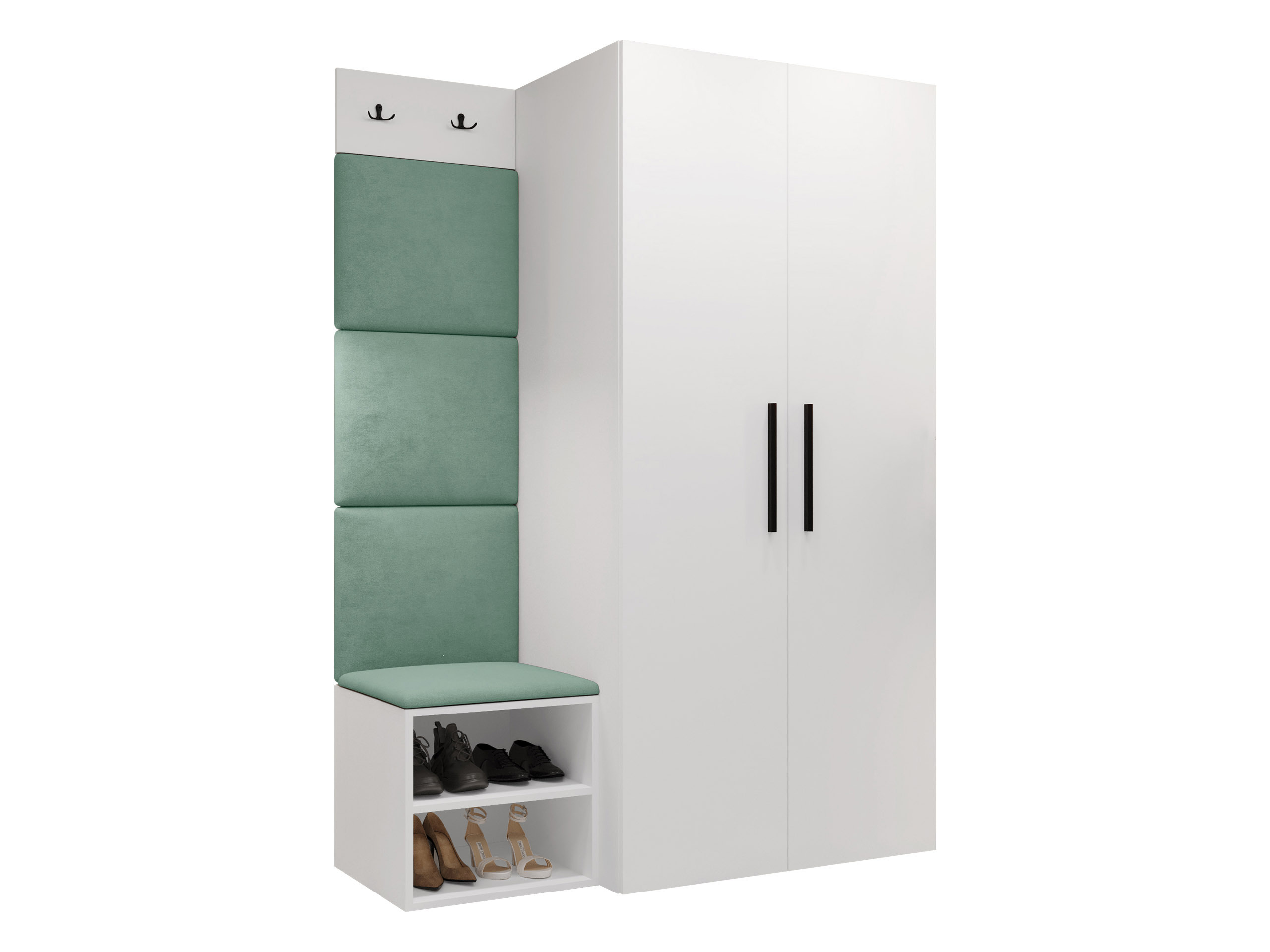 Prieškambario komplektas Nitos IV (Balta)