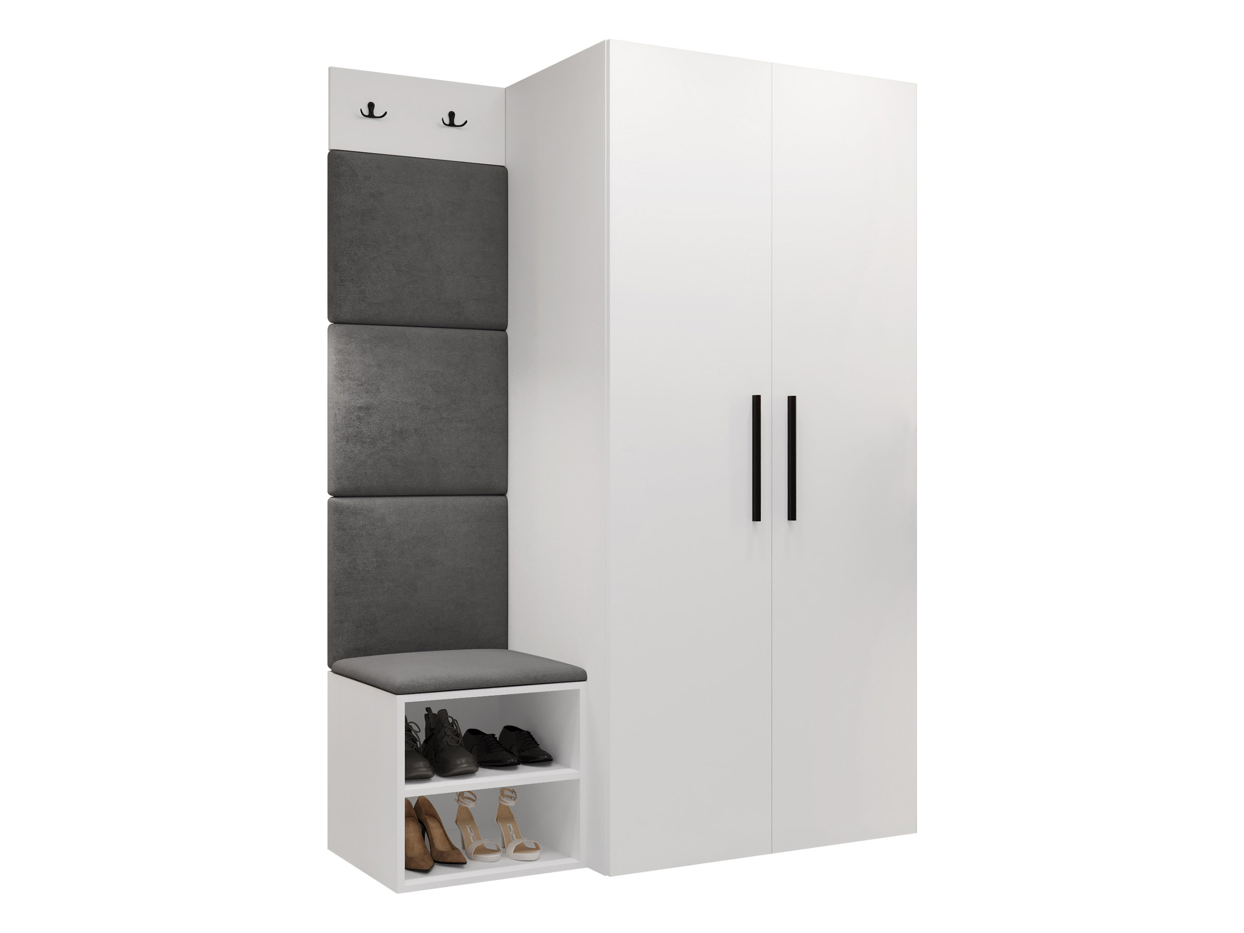 Prieškambario komplektas Nitos IV (Balta)