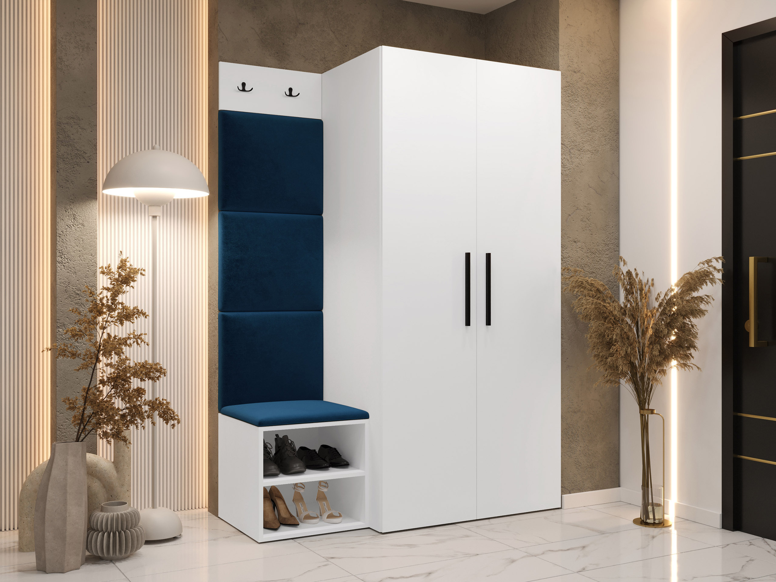 Prieškambario komplektas Nitos IV (Balta)