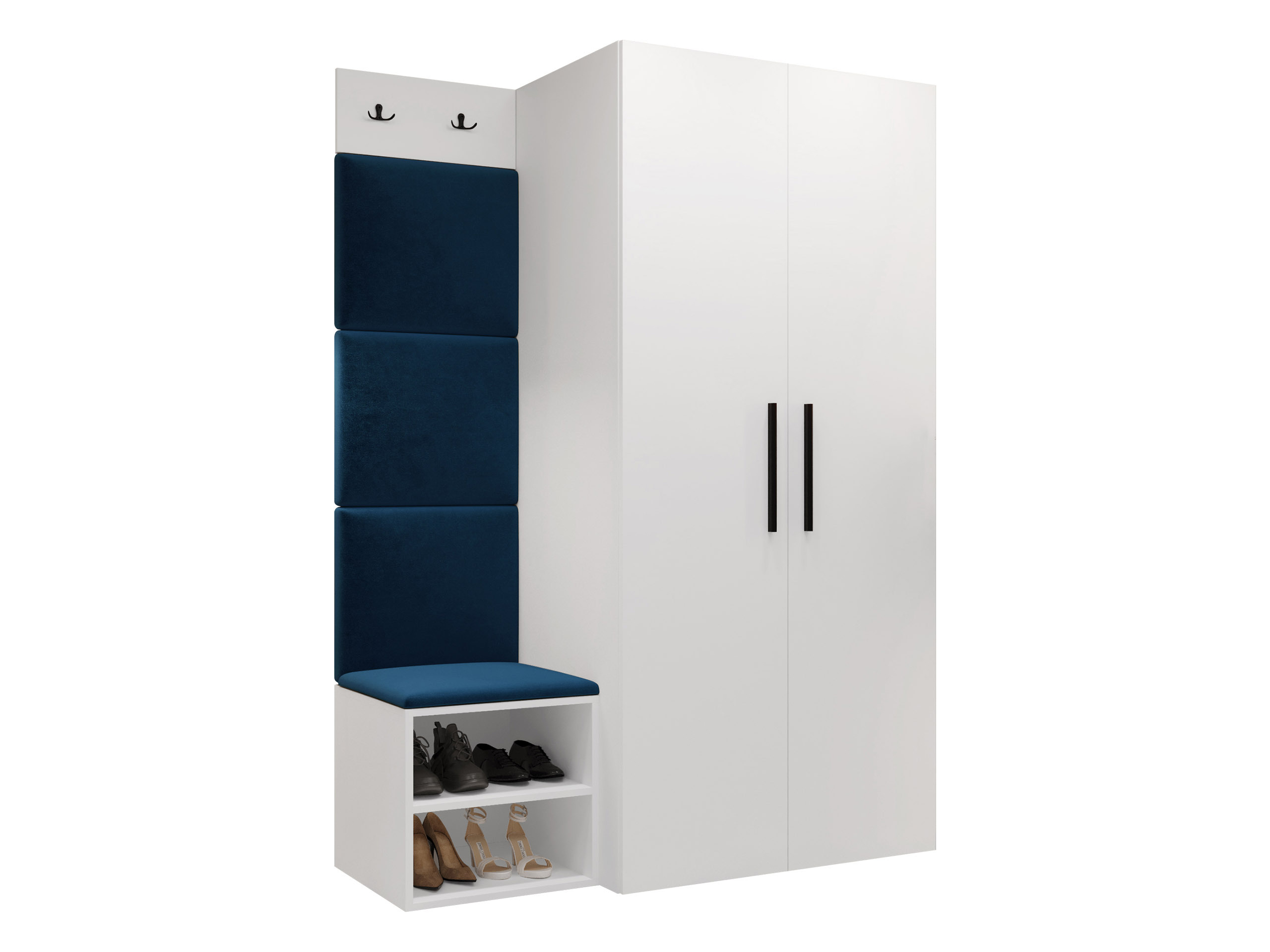 Prieškambario komplektas Nitos IV (Balta)