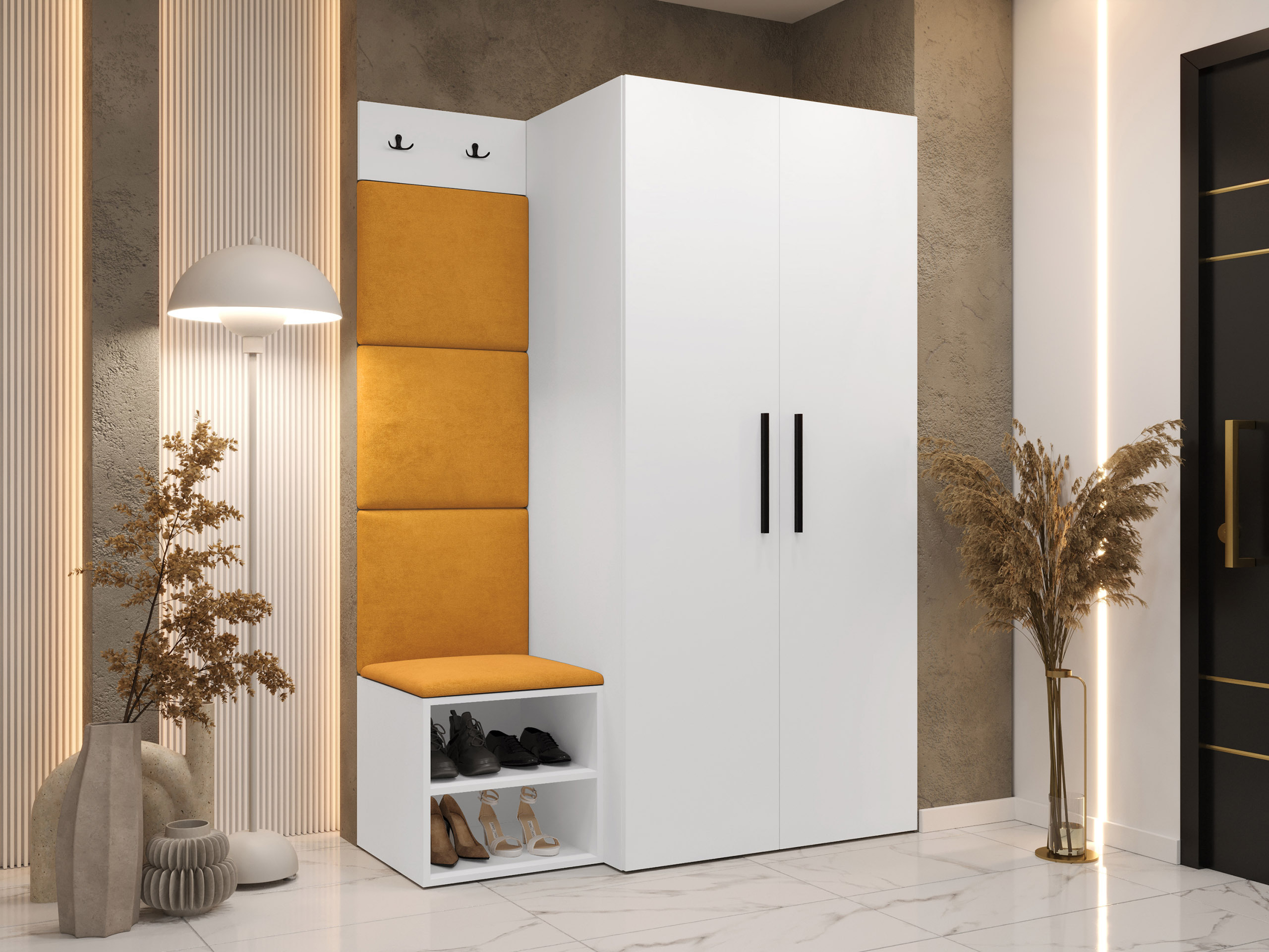 Prieškambario komplektas Nitos IV (Balta)