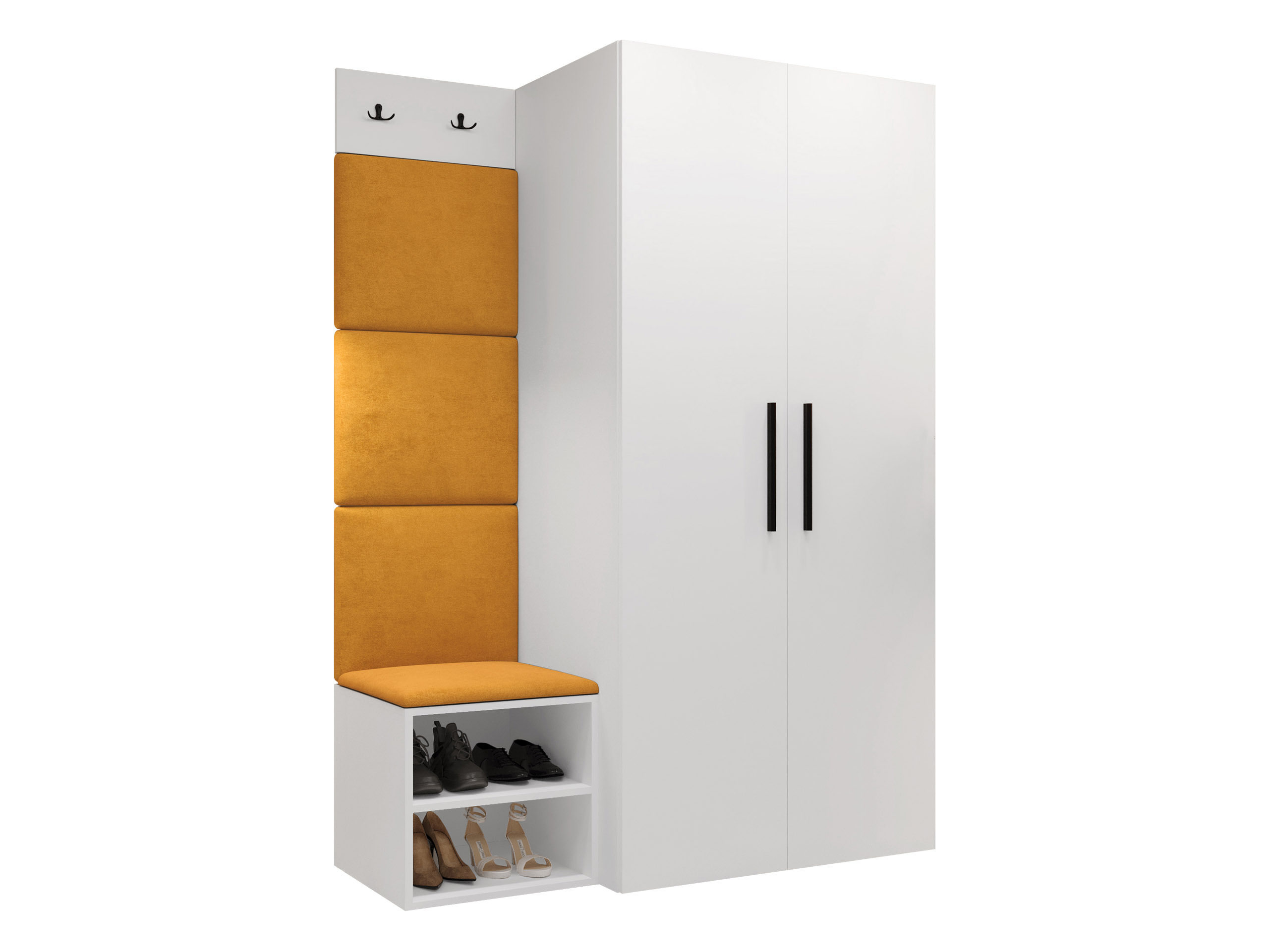 Prieškambario komplektas Nitos IV (Balta)