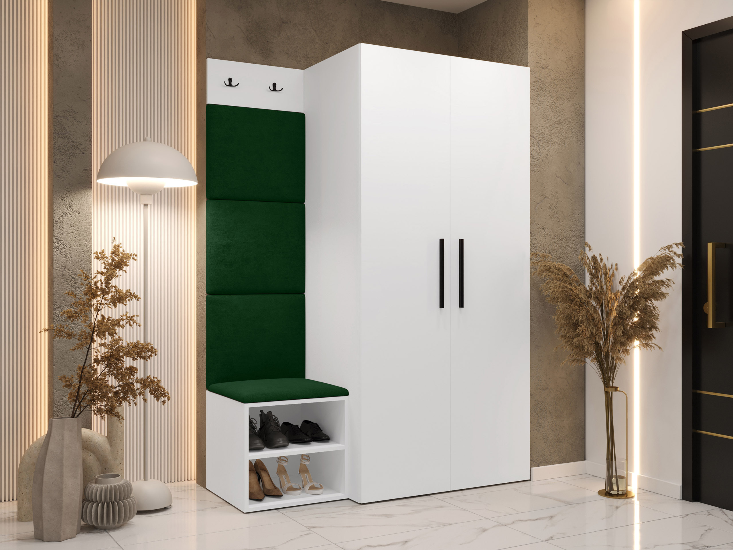 Prieškambario komplektas Nitos IV (Balta)