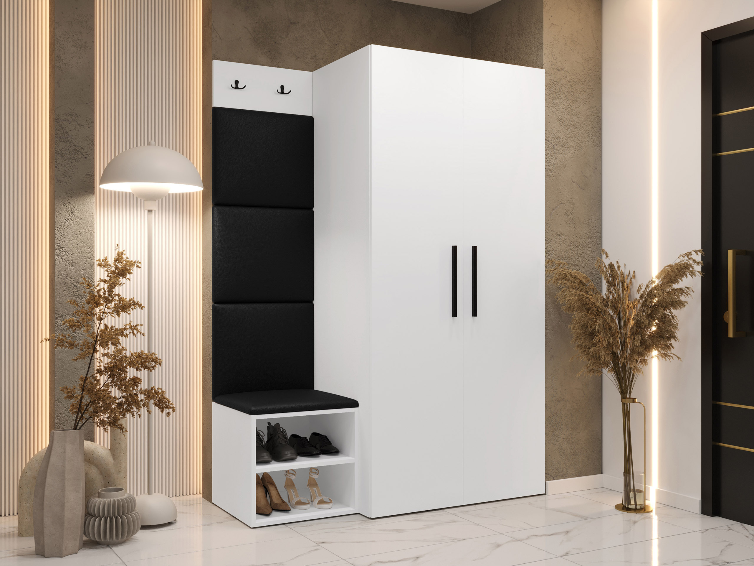 Prieškambario komplektas Nitos IV (Balta)