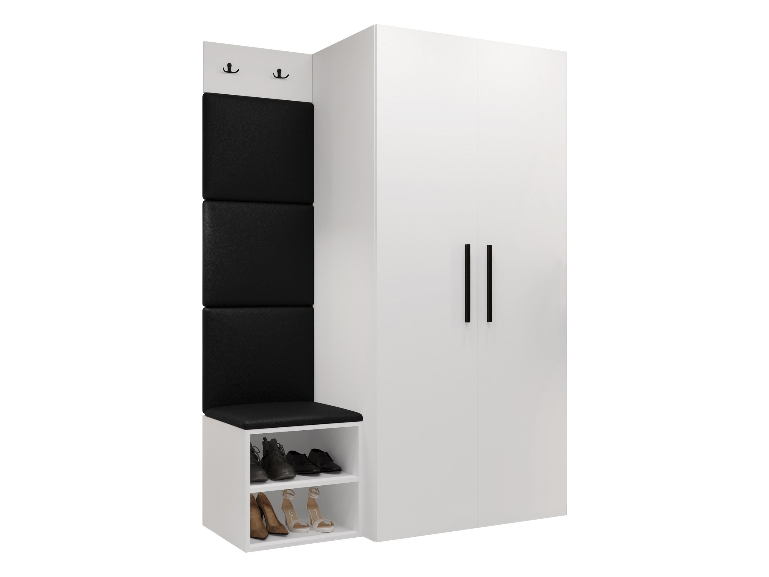 Prieškambario komplektas Nitos IV (Balta)