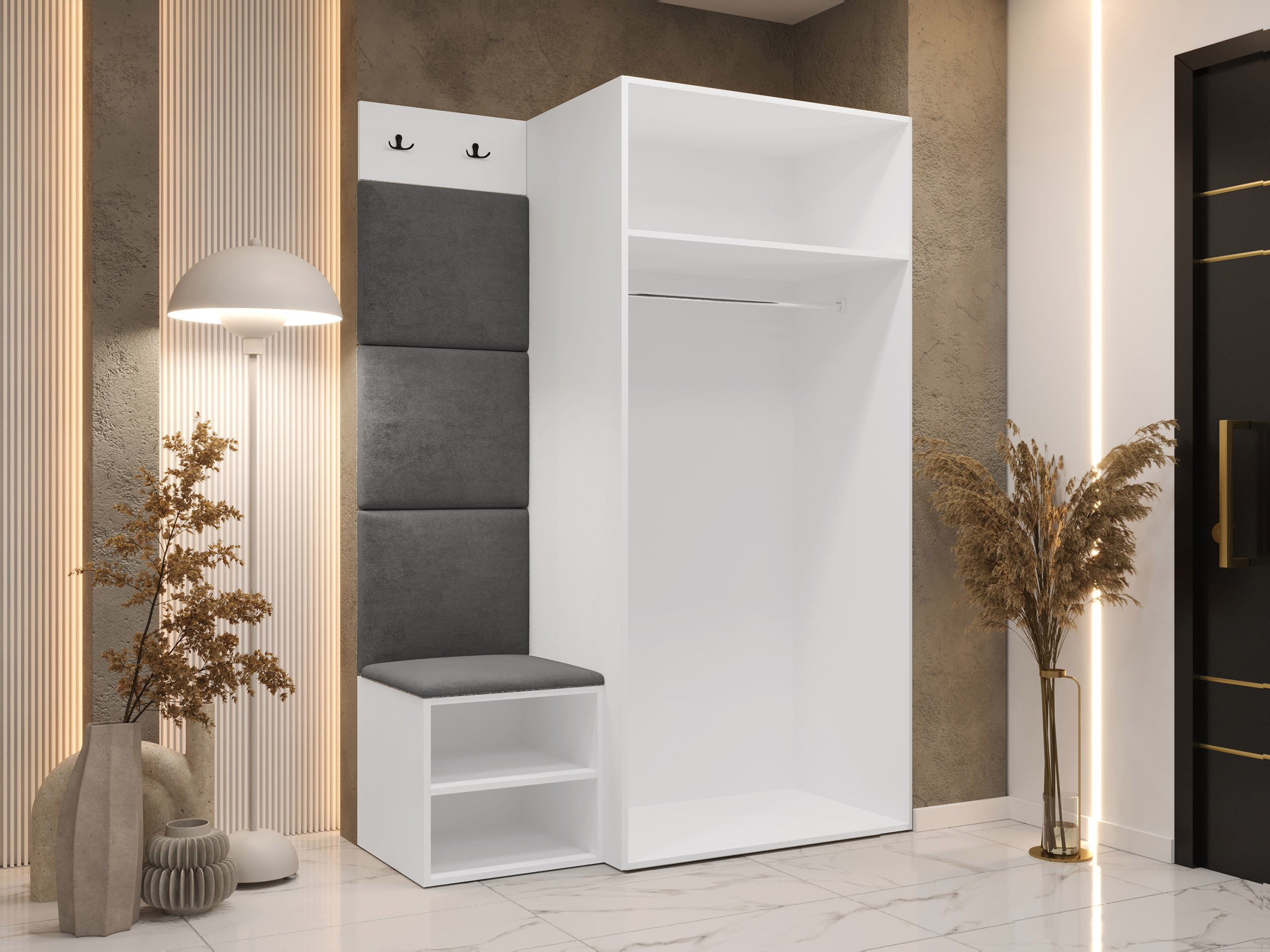 Prieškambario komplektas Nitos IV (Balta)