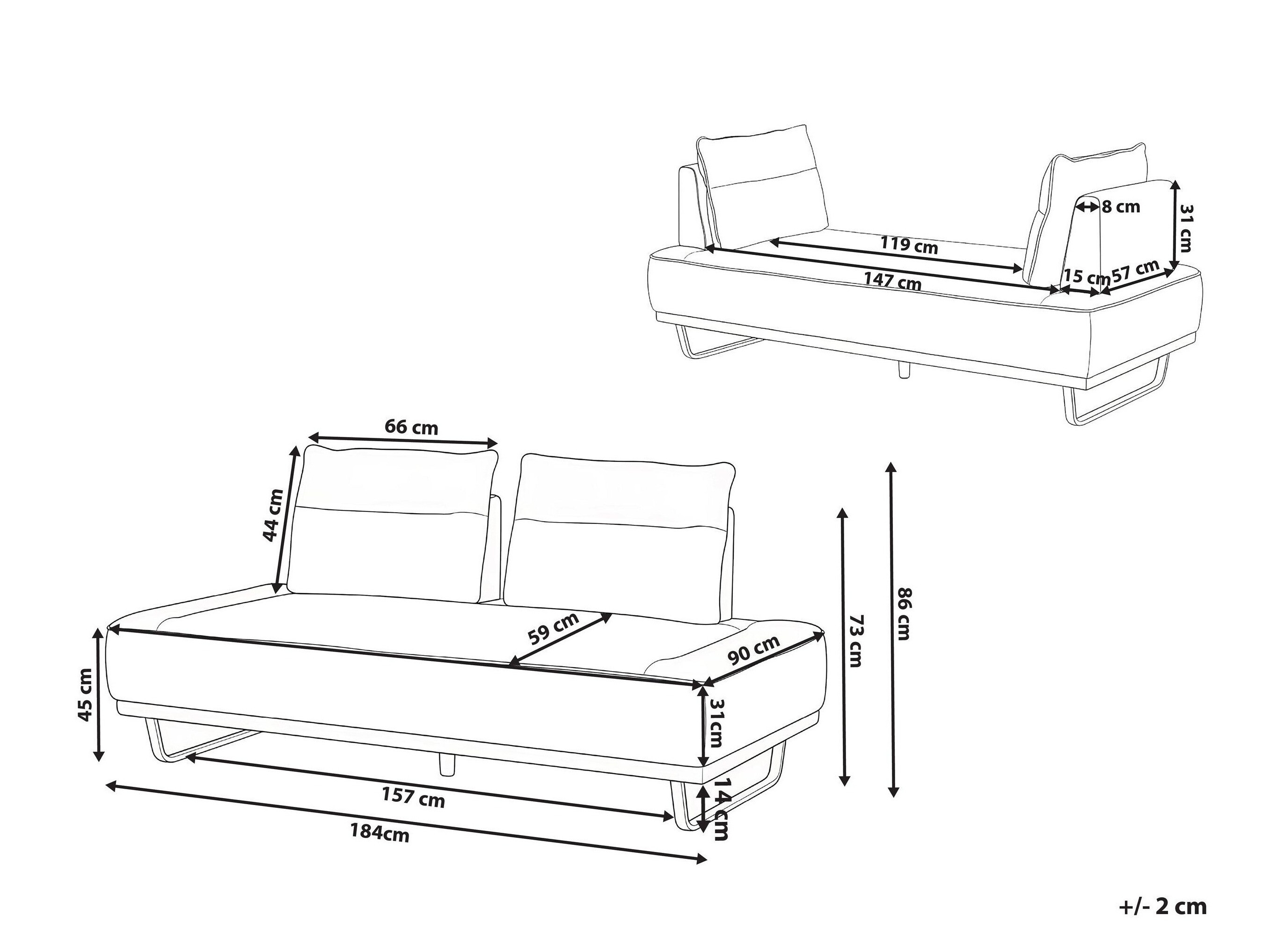 Sofa Berwyn 3052 (Juoda)