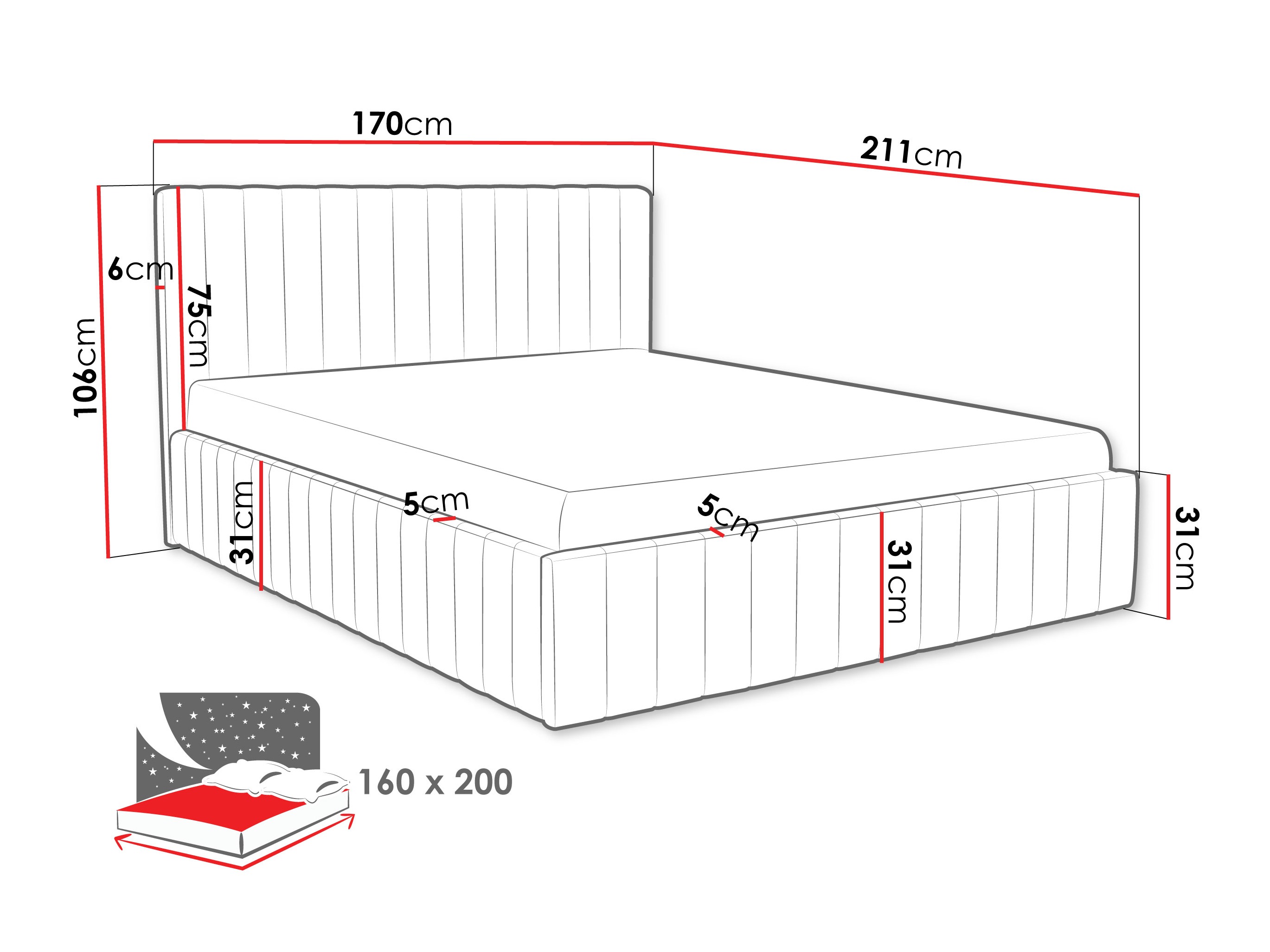 Lova ST8358 su pažeista pakuote
