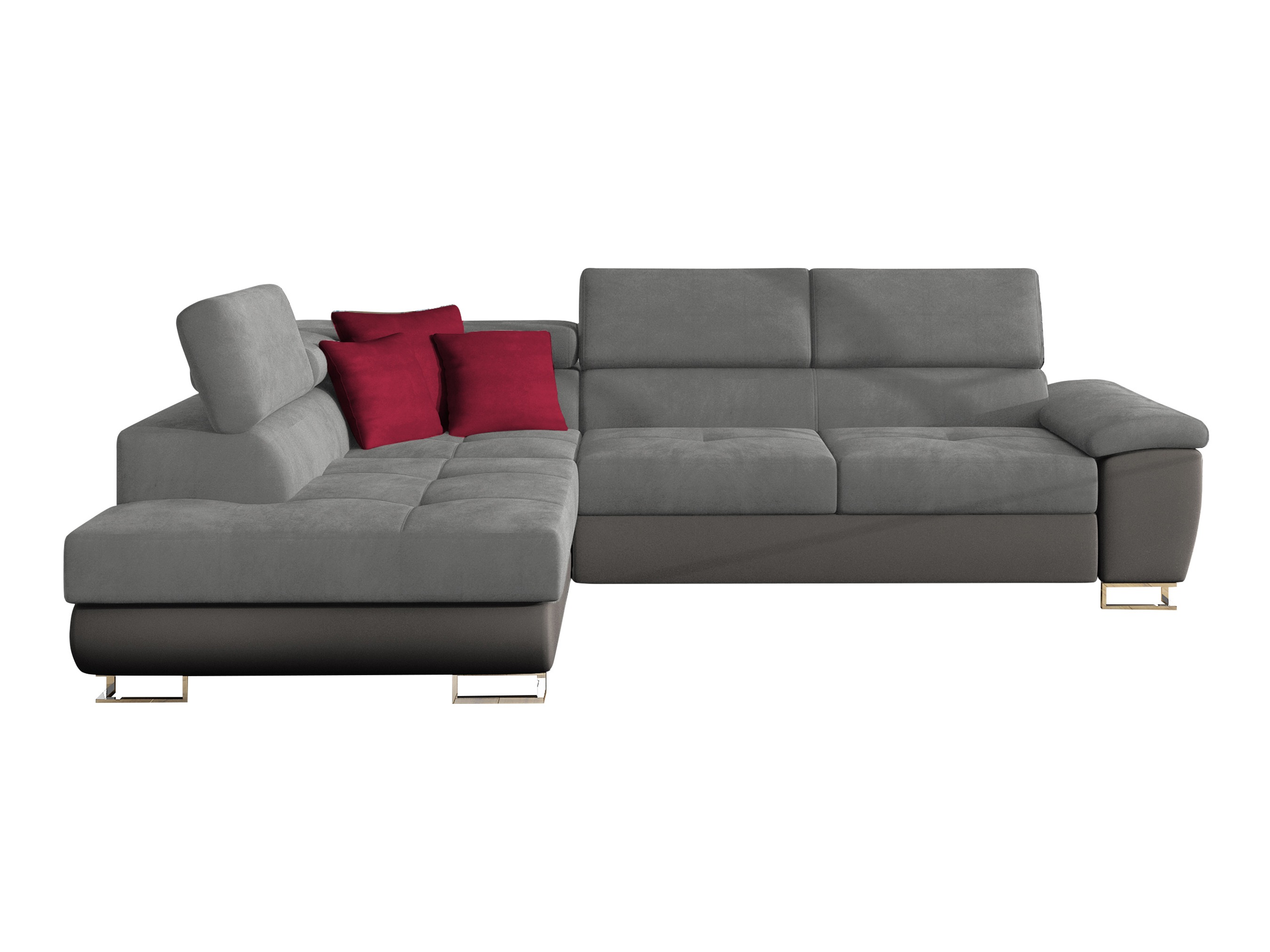 Minkštas kampas Comfivo Ruta II (Soft 029 + Uttario Velvet 2971 + Kronos 02)