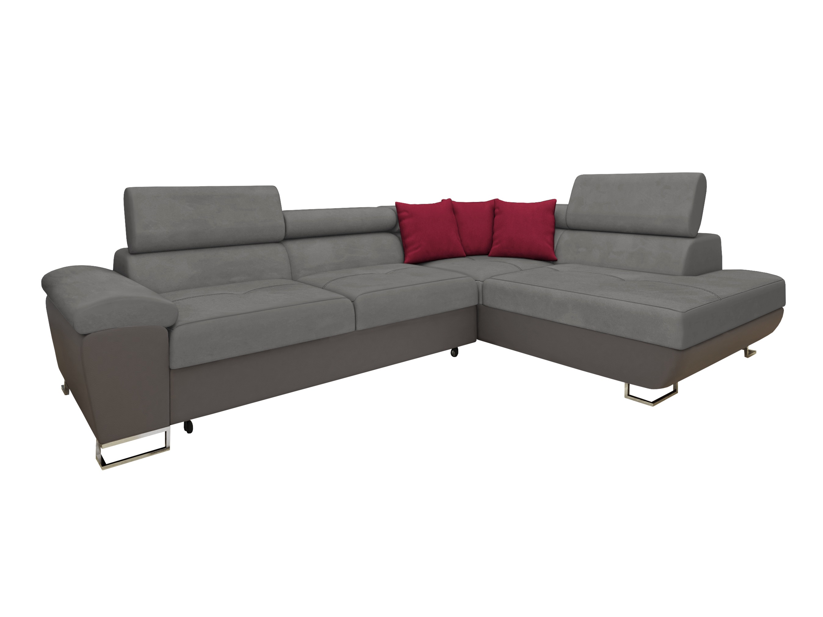 Minkštas kampas Comfivo Ruta II (Soft 029 + Uttario Velvet 2971 + Kronos 02)