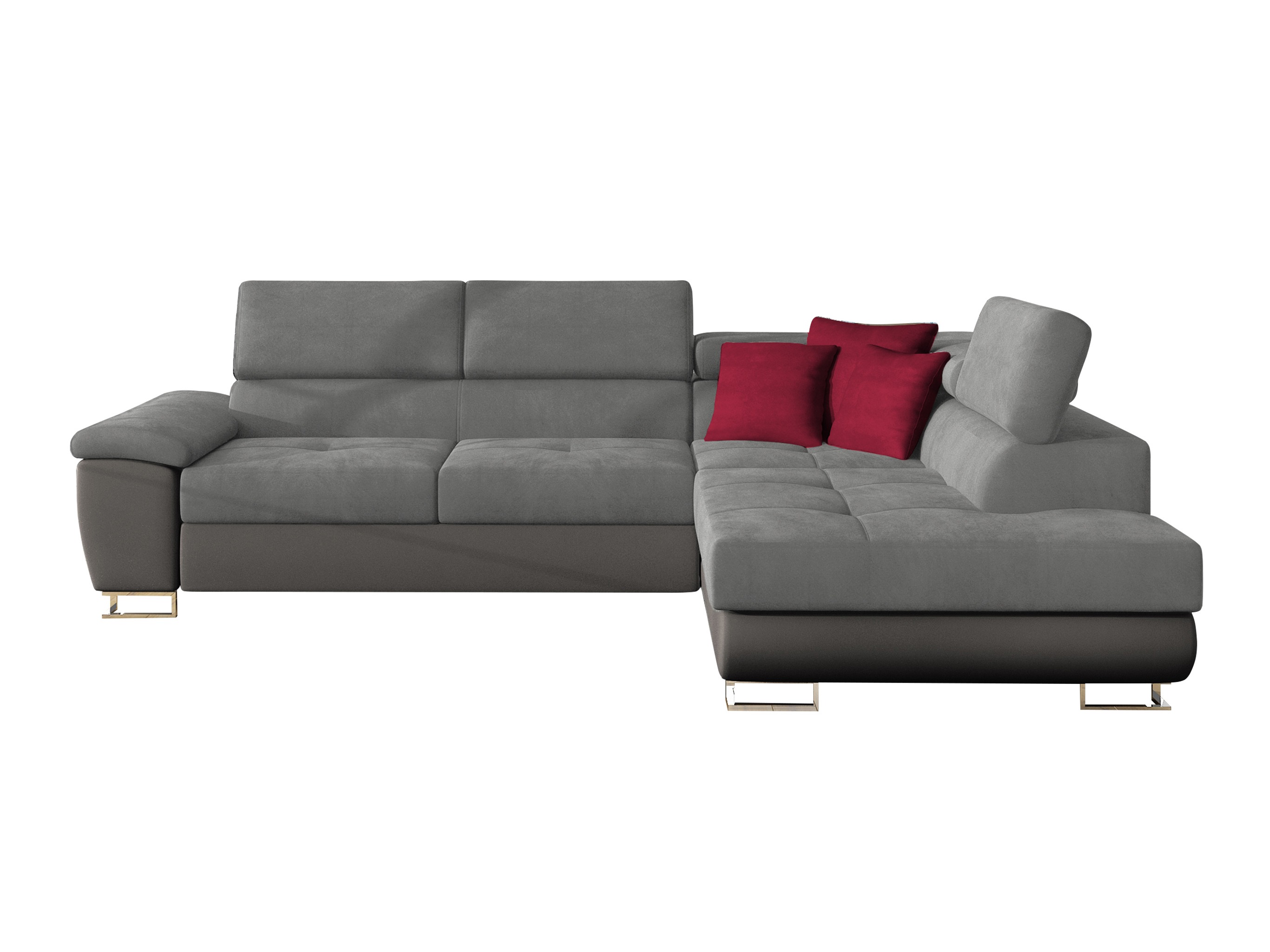 Minkštas kampas Comfivo Ruta II (Soft 029 + Uttario Velvet 2971 + Kronos 02)