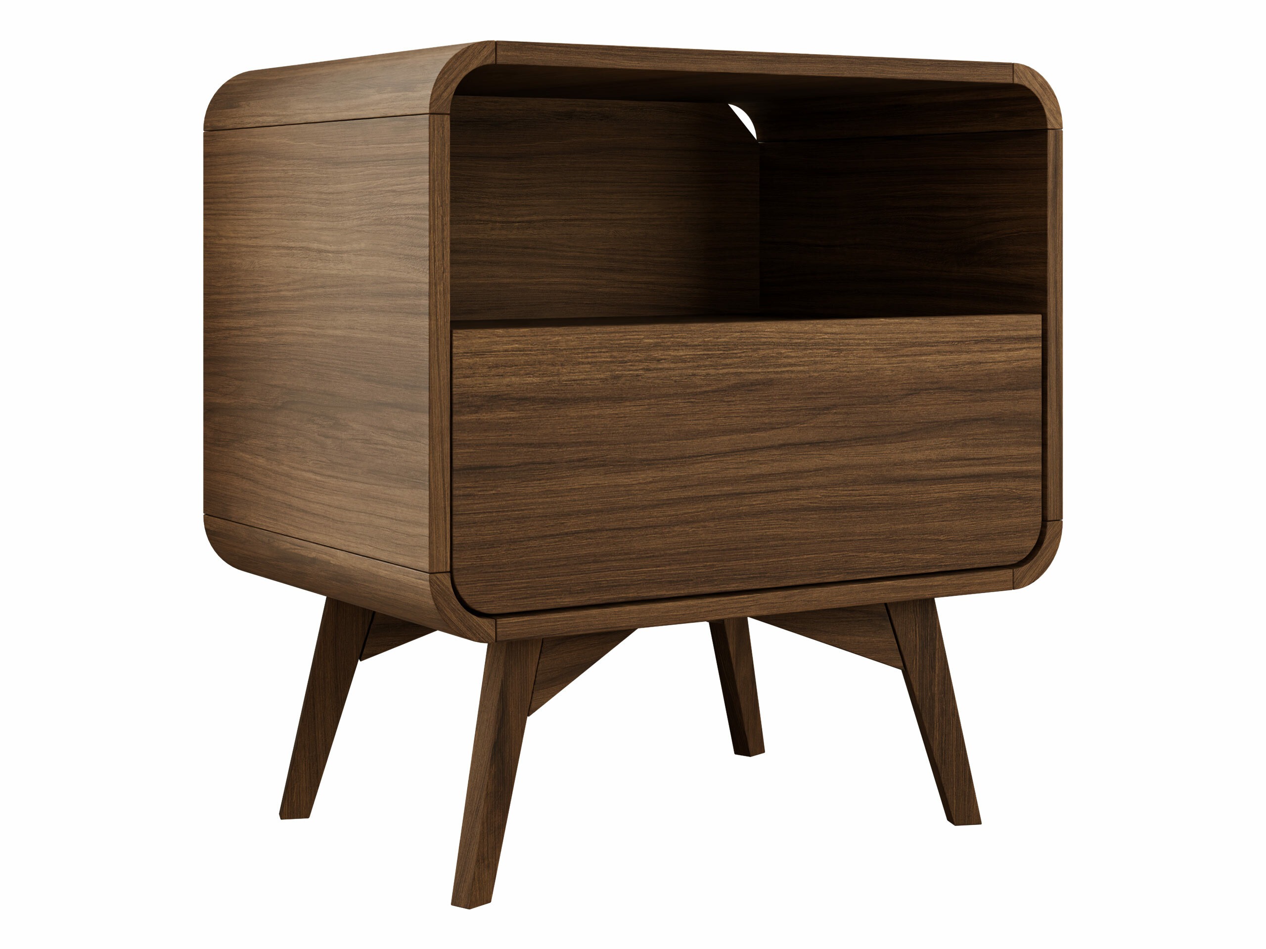 Rudi naktiniai staliukai