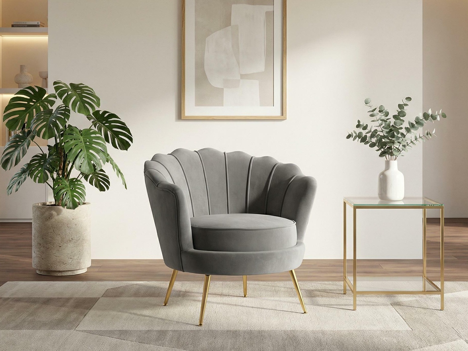 Fotelis Houston 828 (Pilka)