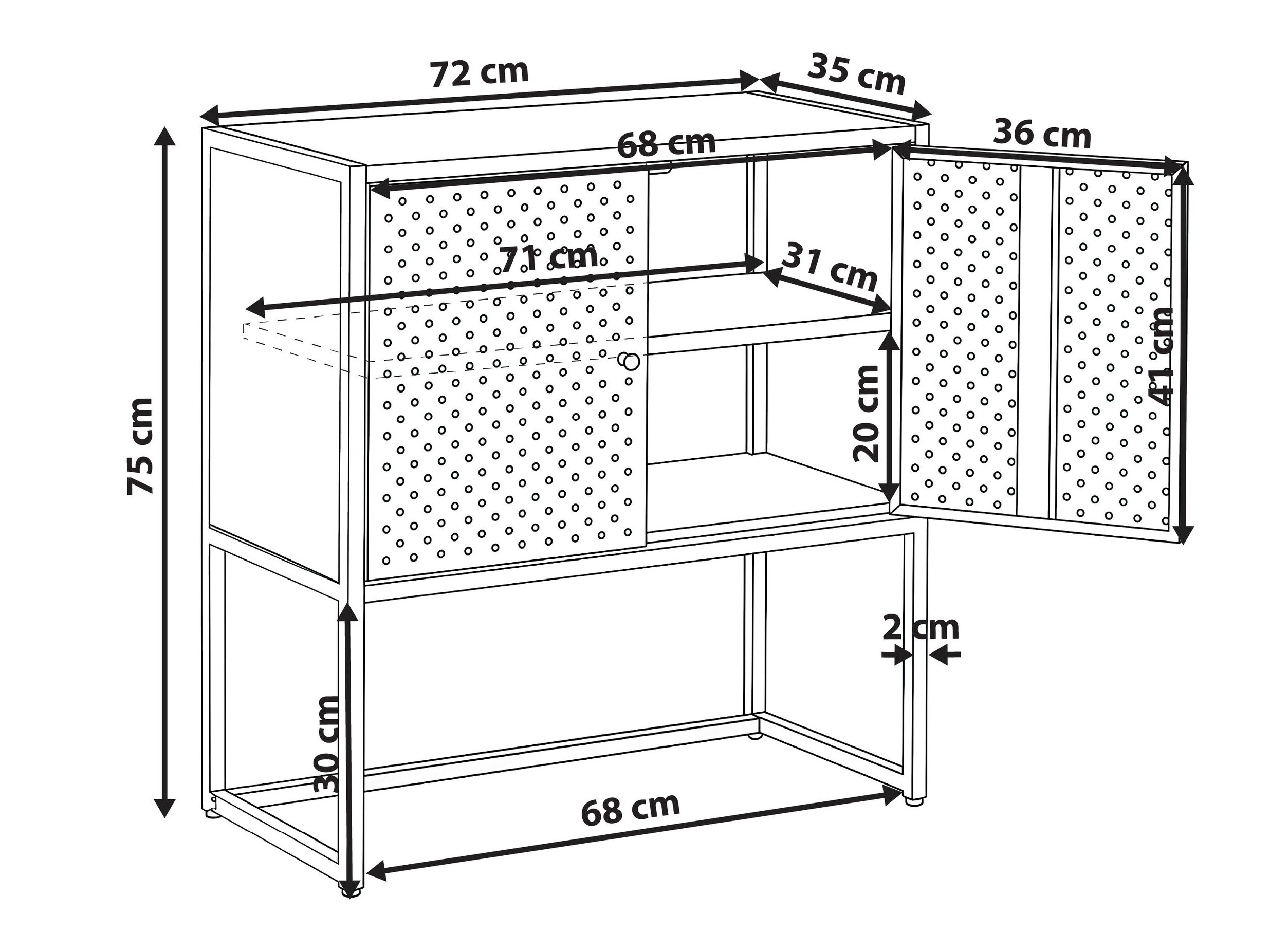 Spintelė Berwyn 3090