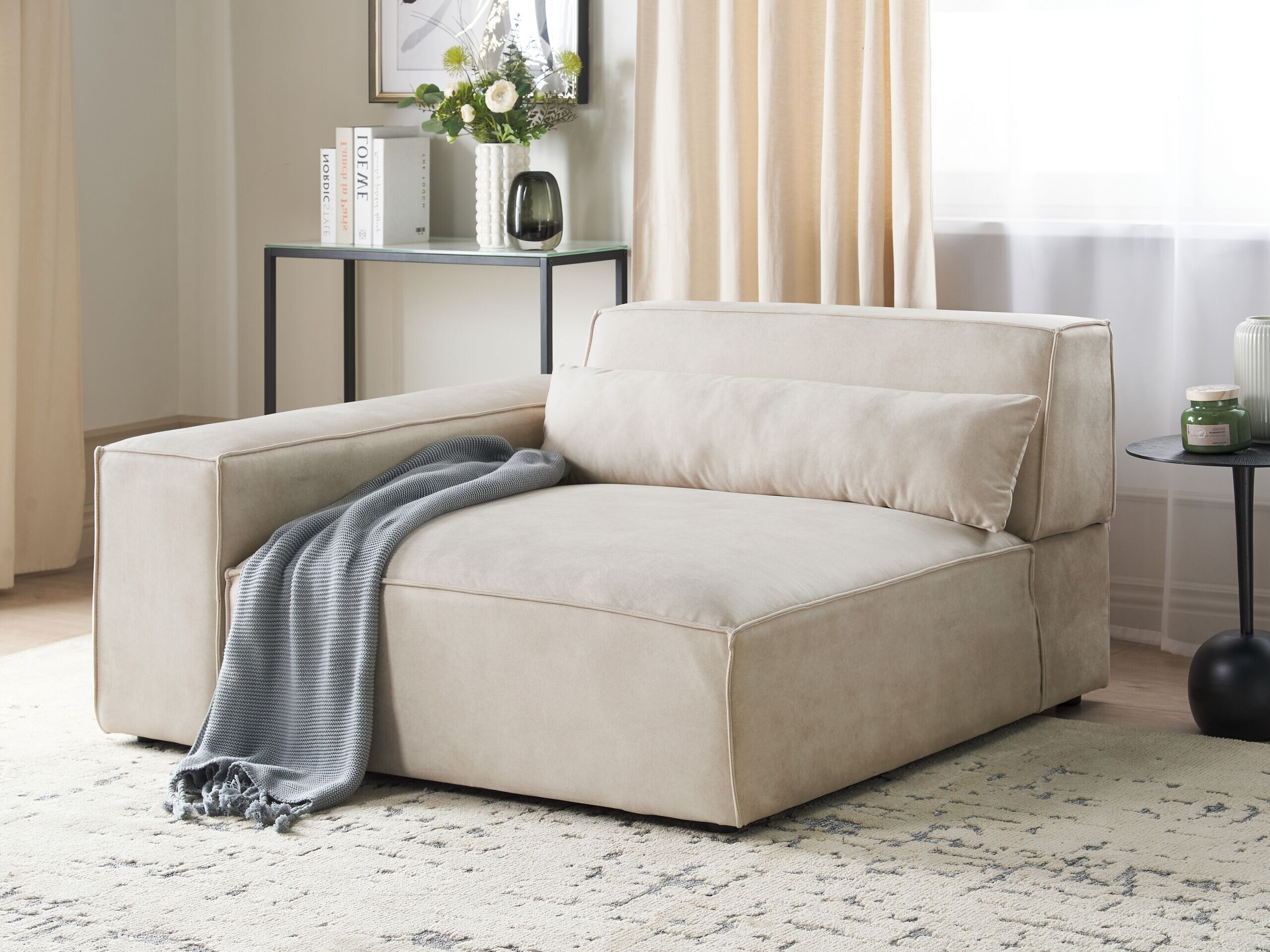 Modulinis fotelis Tivsora 105 (Šviesi smėlinė)