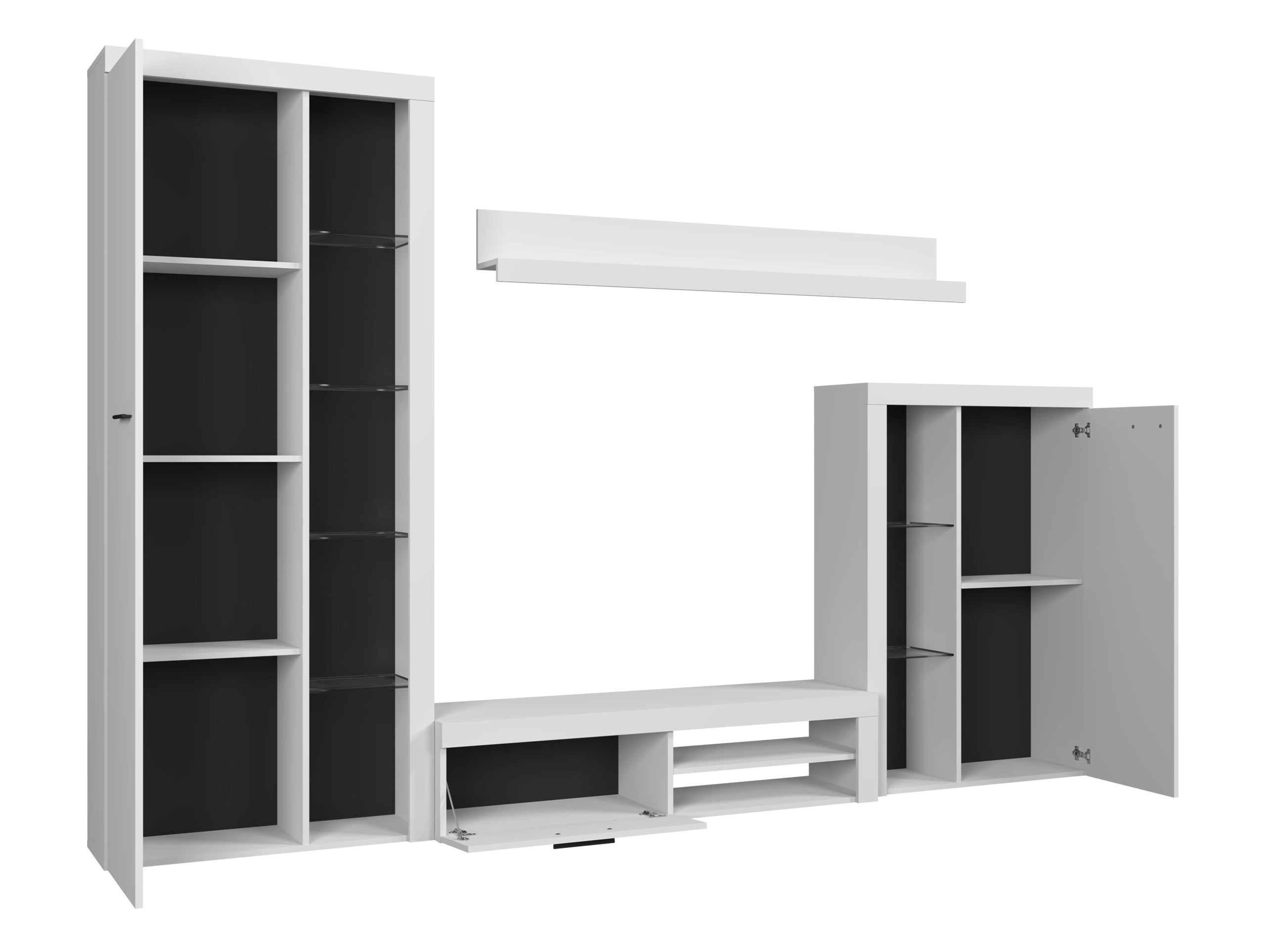 Svetainės komplektas Soca I (Balta)