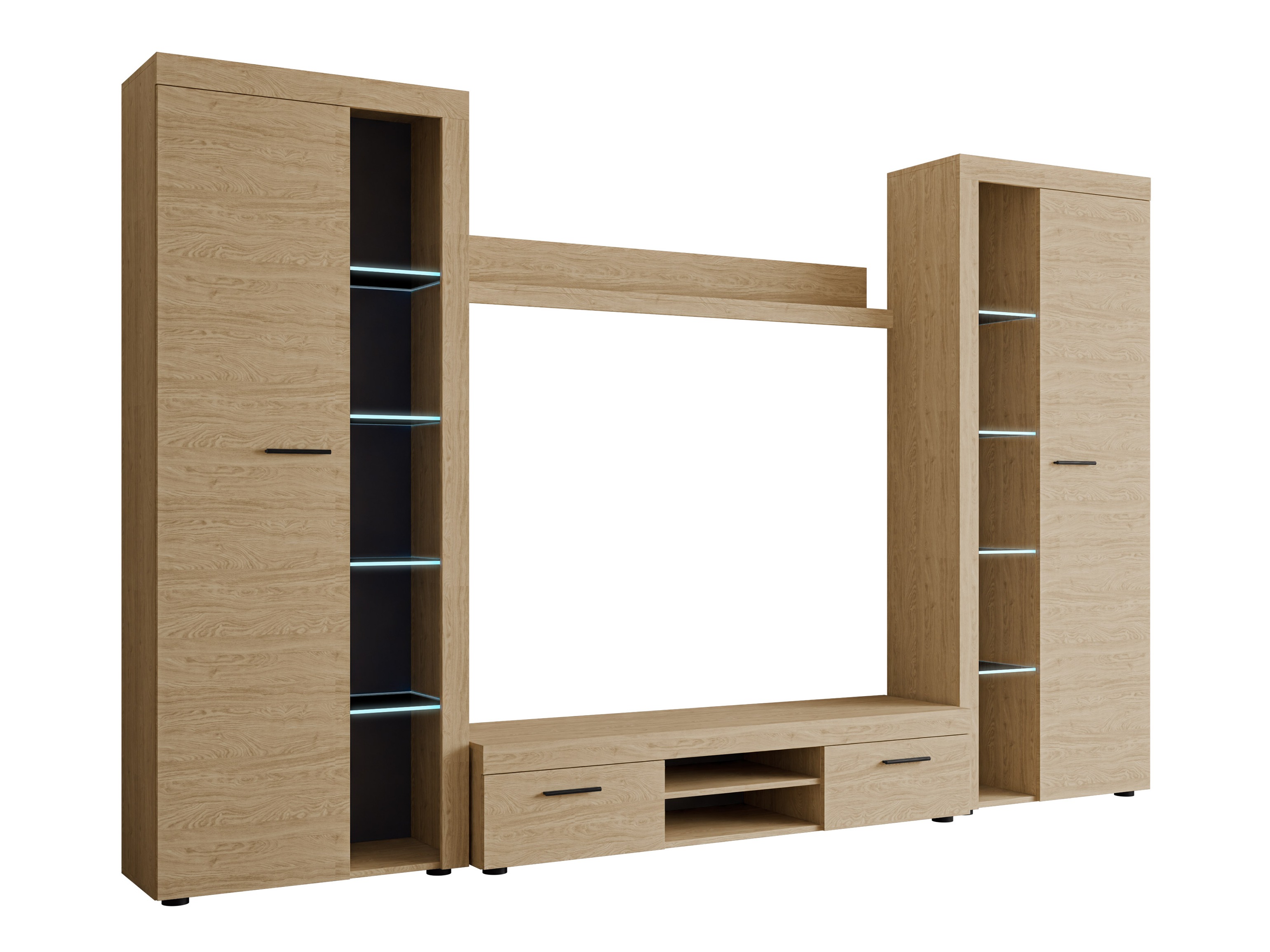 Svetainės komplektas Univio II (Ąžuolas)