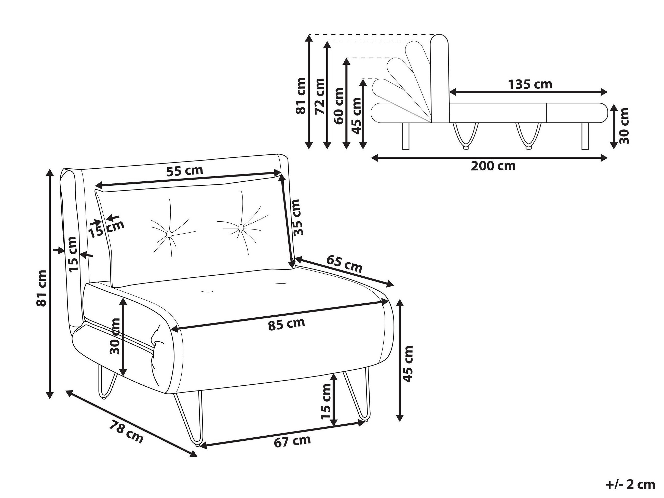 Fotelis Berwyn 3160 (Balta)