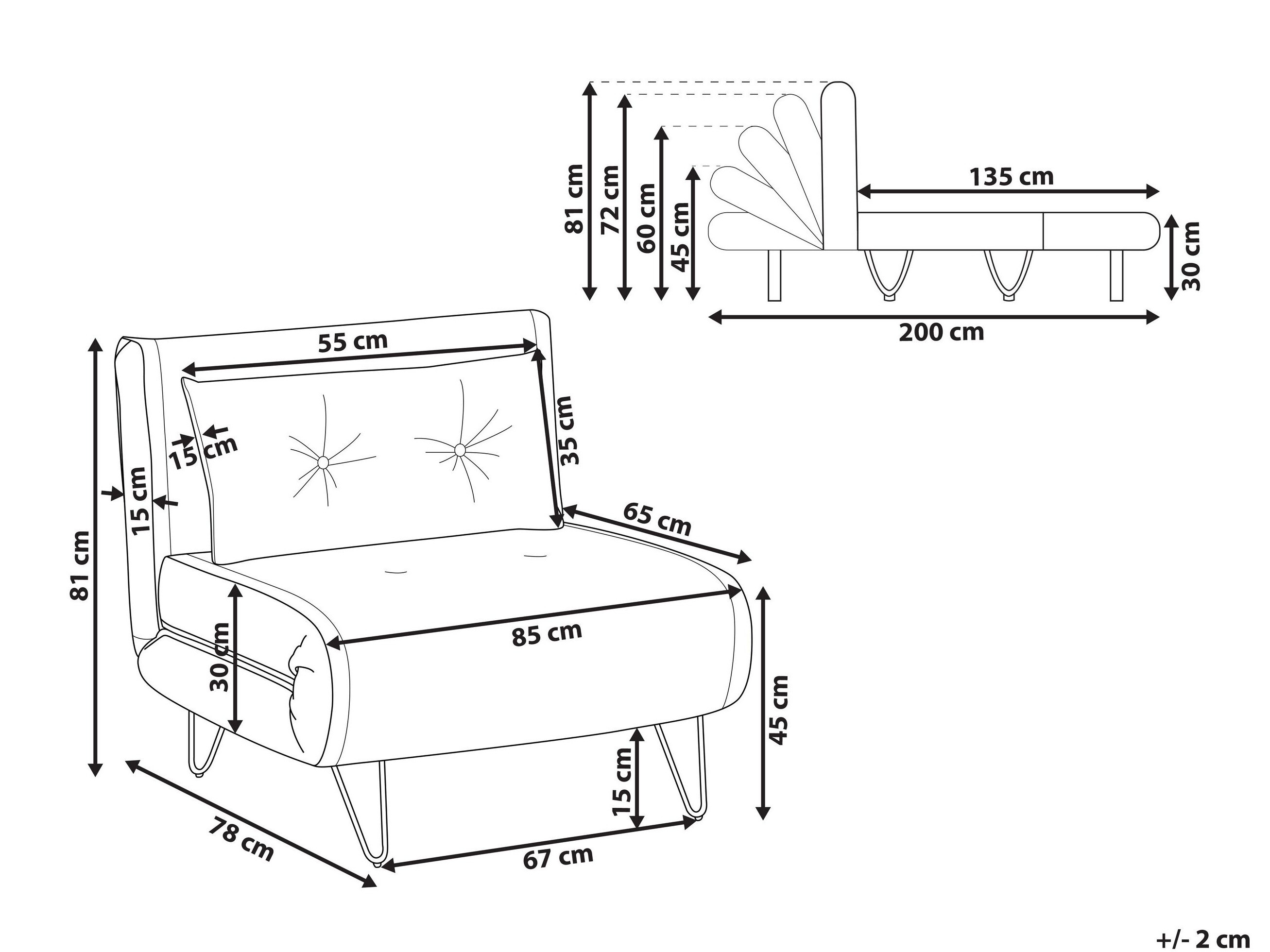 Fotelis Berwyn 3160 (Žalia)