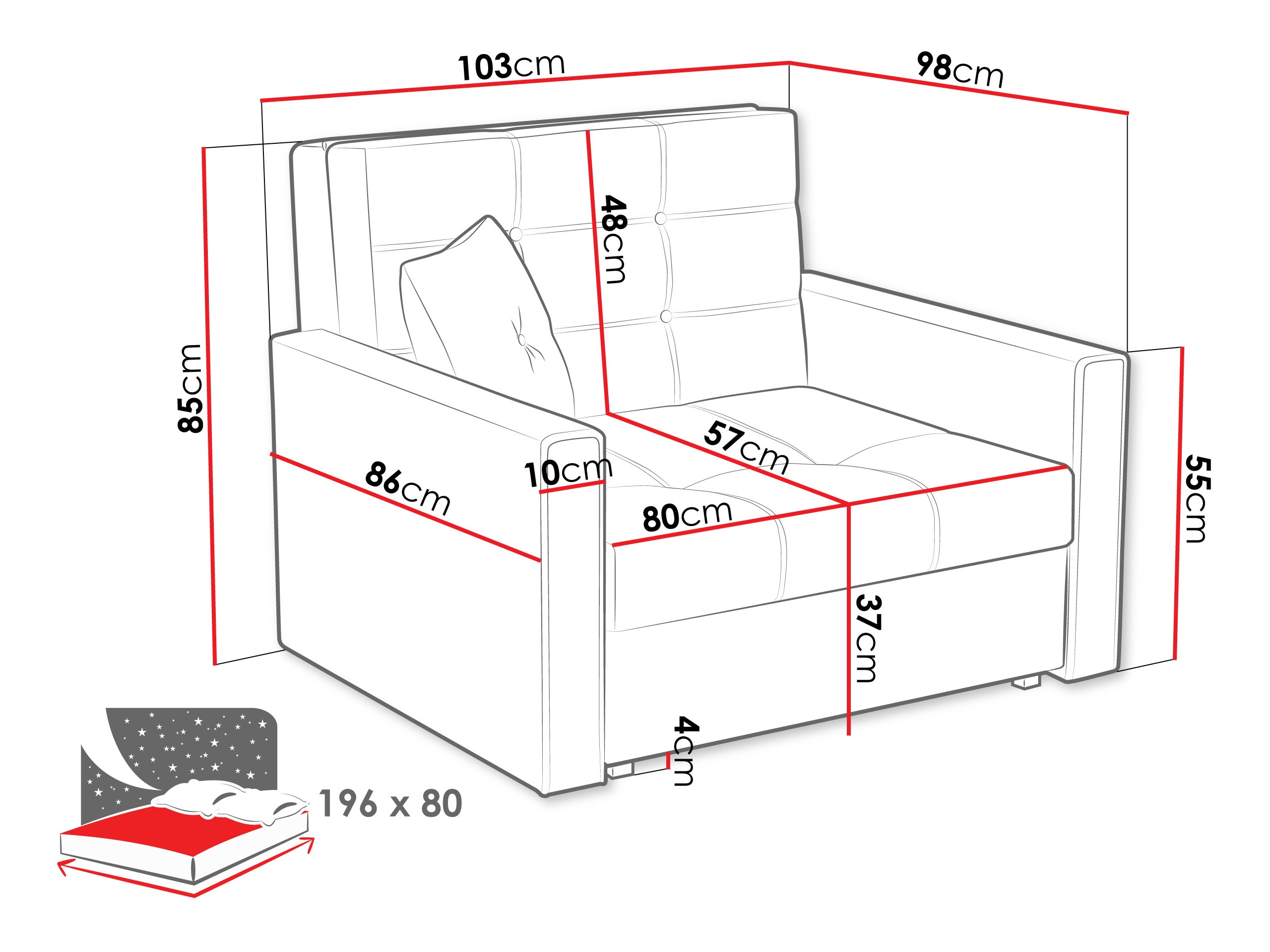 Fotelis Seruna I (Nazar 225.06)