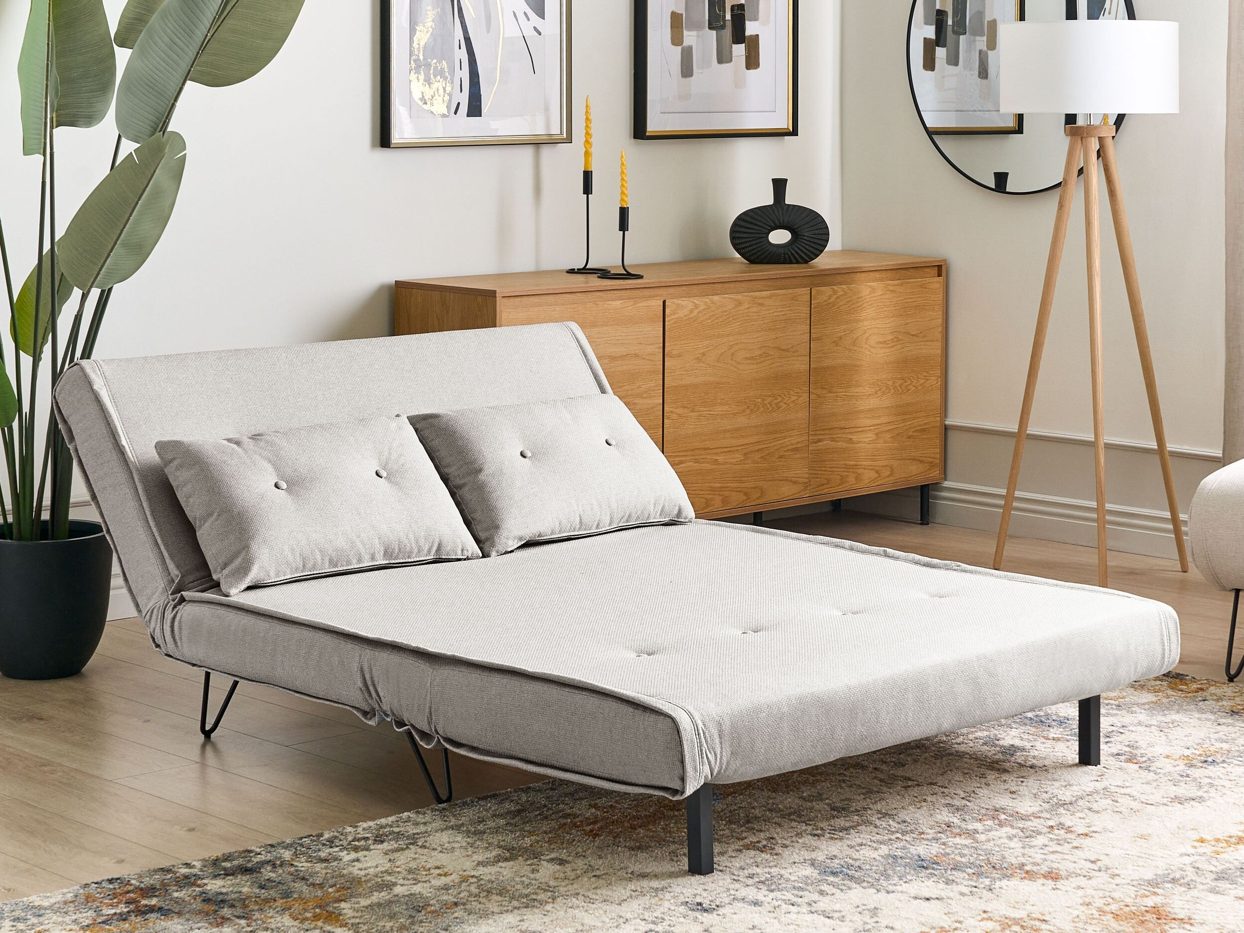 Sofa lova Berwyn 3158 (Šviesi pilka)