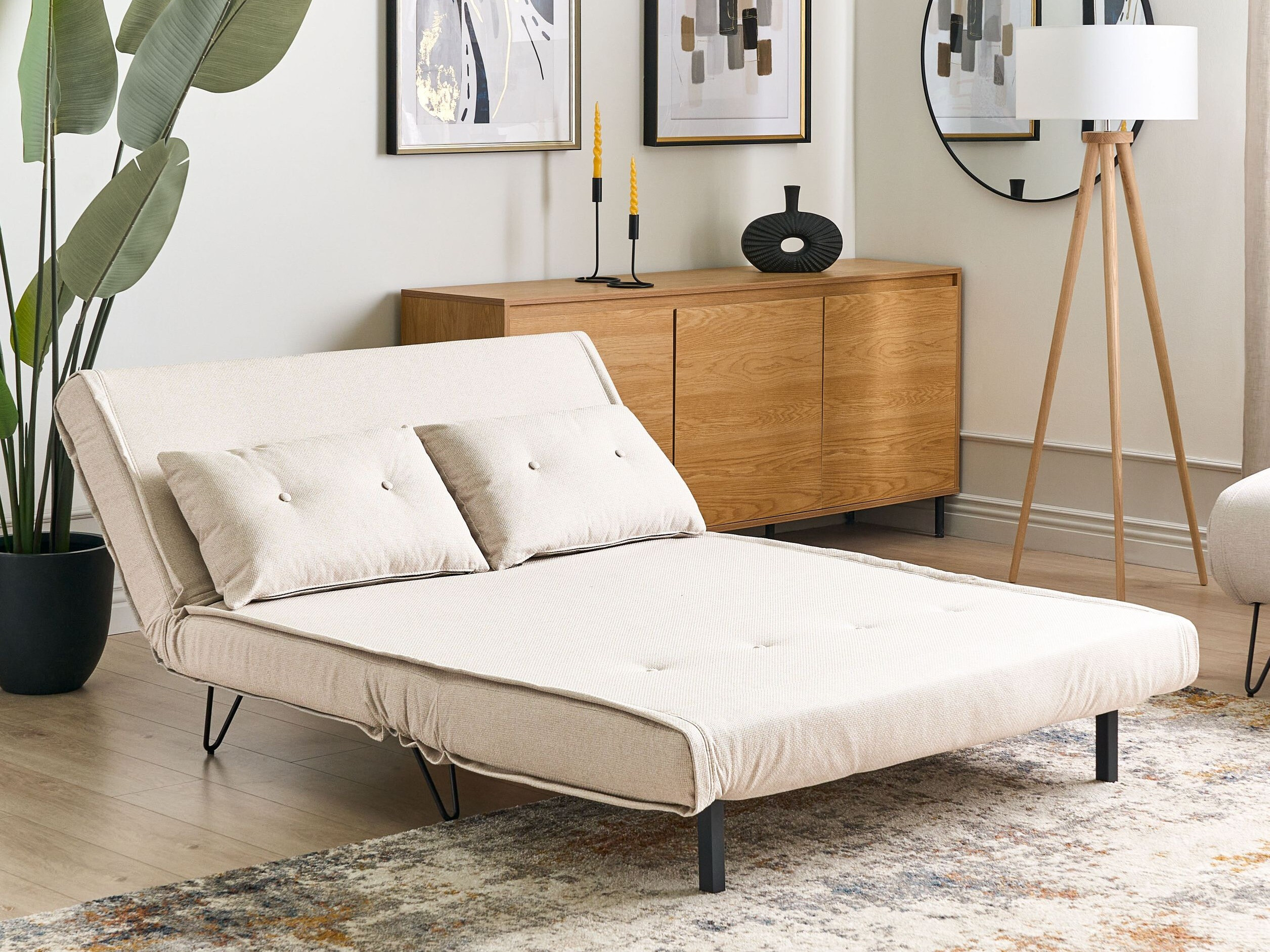 Sofa lova Berwyn 3158 (Šviesi smėlinė)