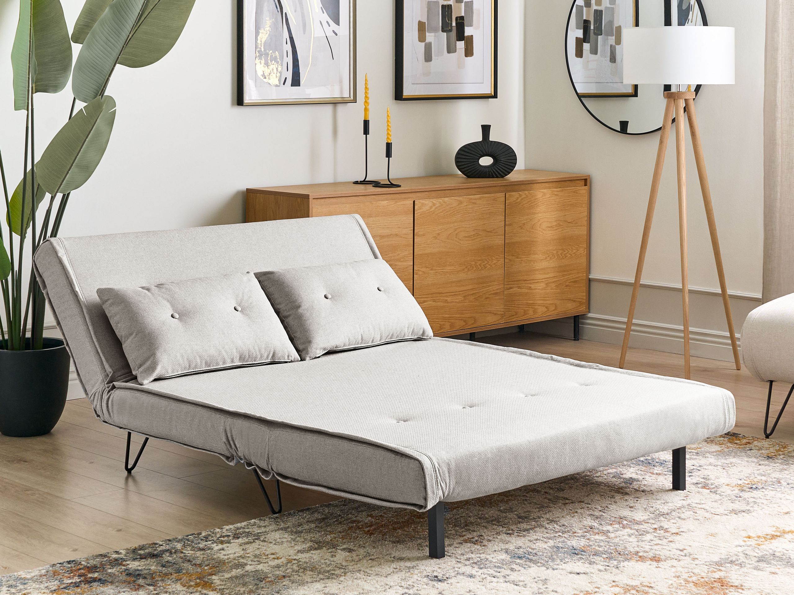 Minkštų baldų komplektas Berwyn 3165 (Šviesi pilka)